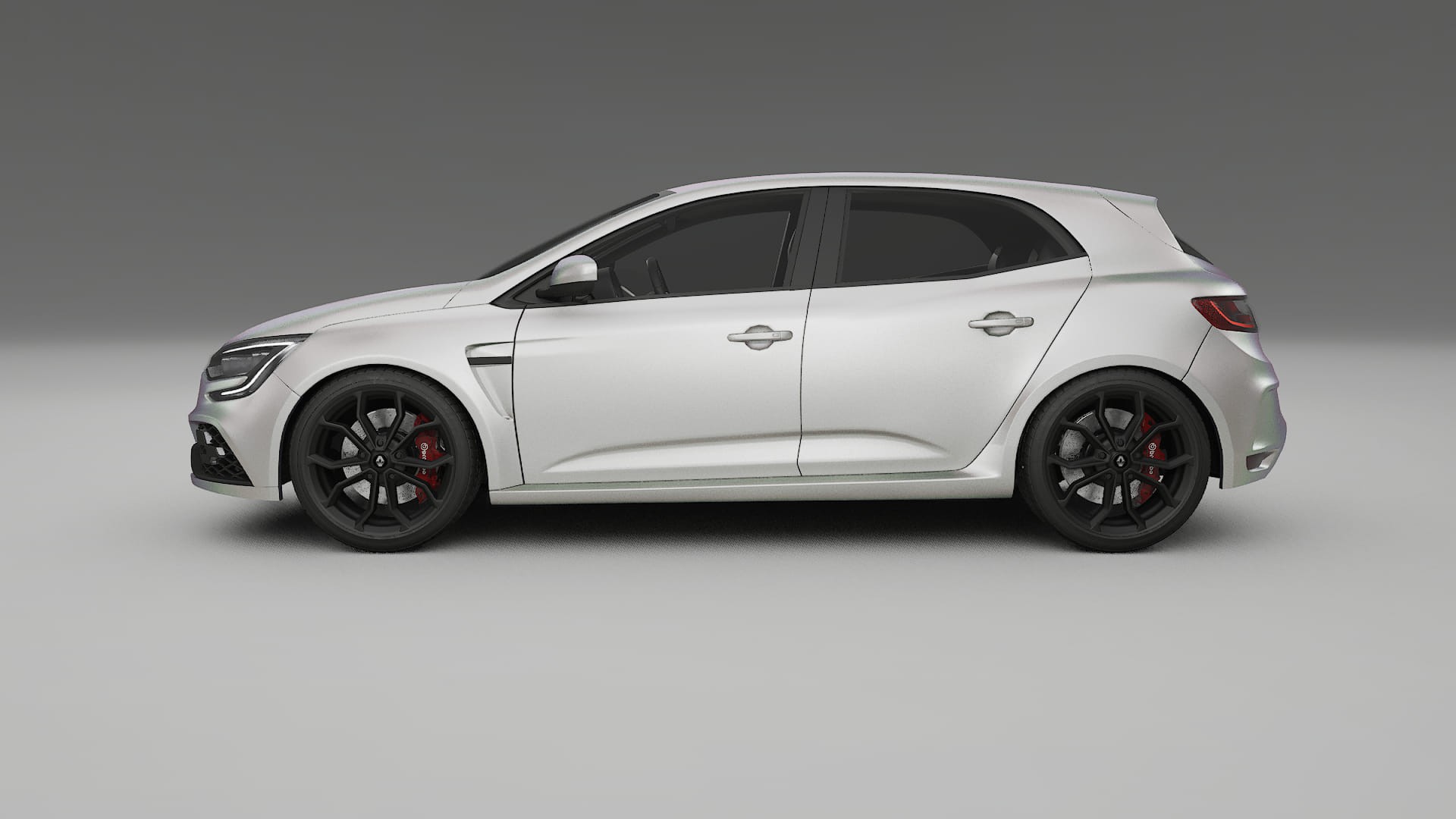 Renault Megane RS IV TPU Lackskyddsfilm | NEBULA Färgskiftande PPF – Komplett Förskuret Kit