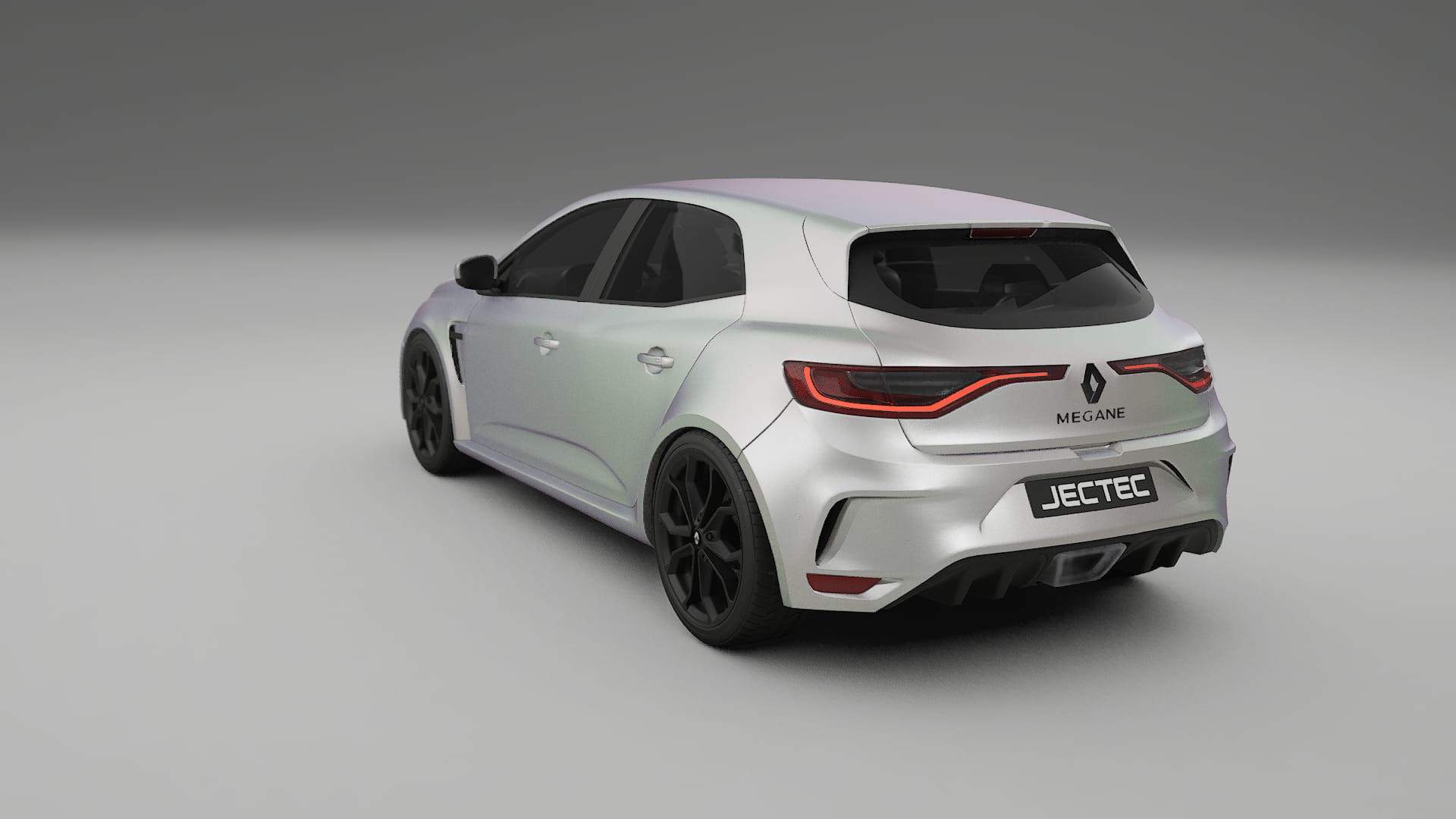 Renault Megane RS IV TPU Lackskyddsfilm | NEBULA Färgskiftande PPF – Komplett Förskuret Kit