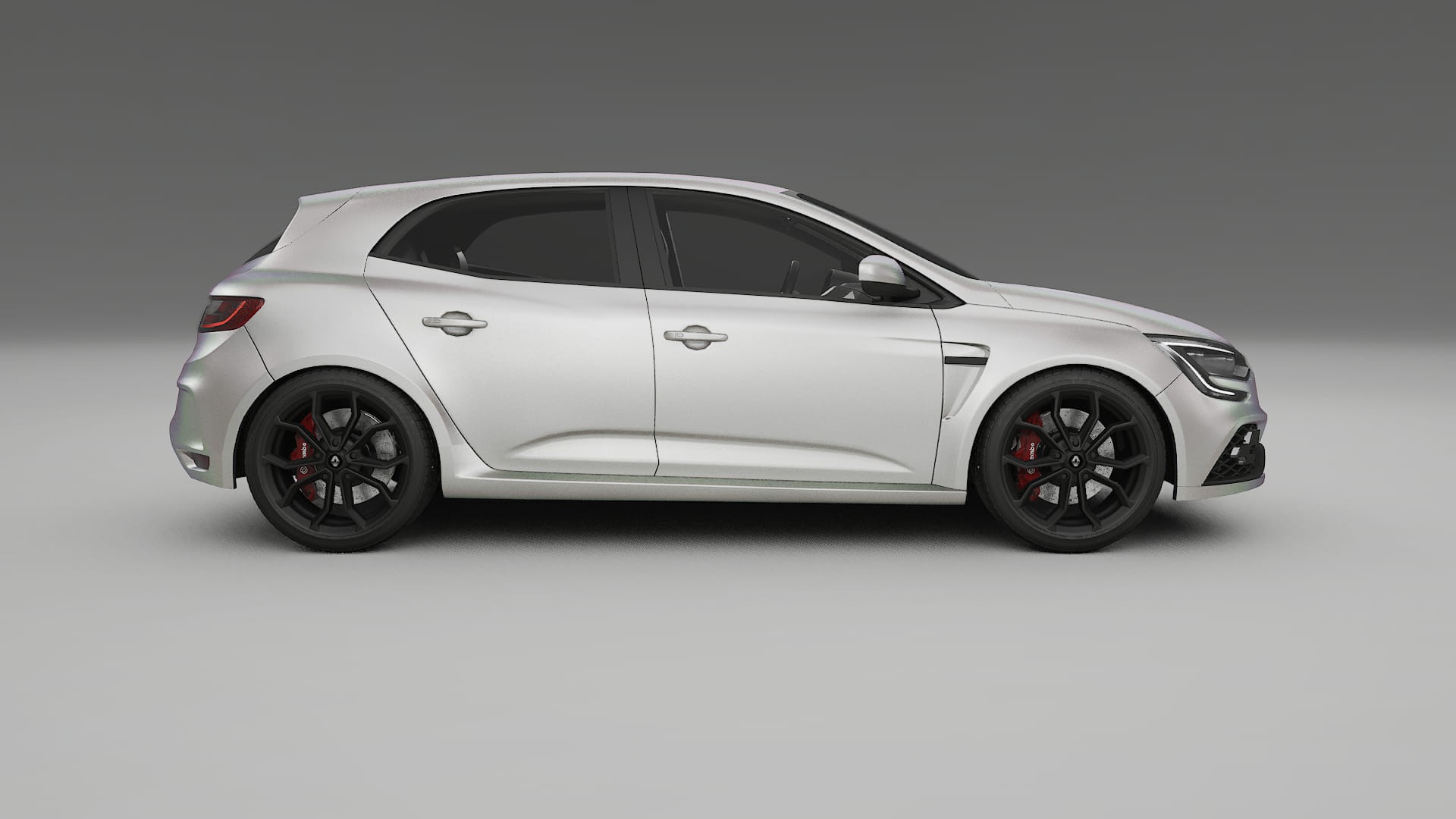 Renault Megane RS IV TPU Lackskyddsfilm | NEBULA Färgskiftande PPF – Komplett Förskuret Kit