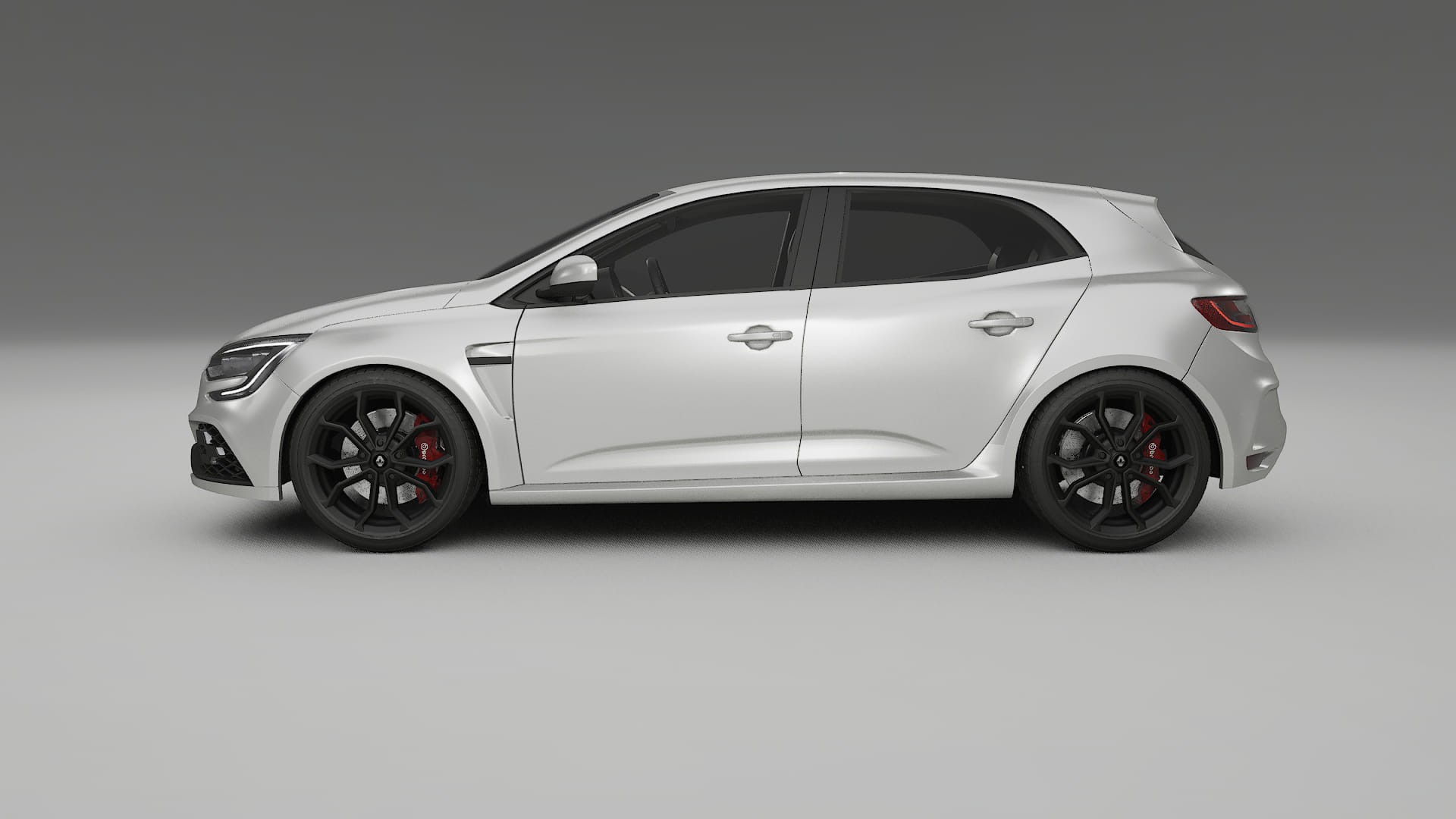 Renault Megane RS IV TPU Lackskyddsfilm | OPAL Färgskiftande PPF – Komplett Förskuret Kit