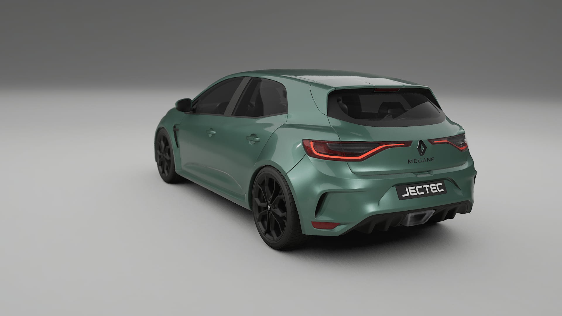 Renault Megane RS IV TPU Lackskyddsfilm | EVERGREEN Färgskiftande PPF – Komplett Förskuret Kit