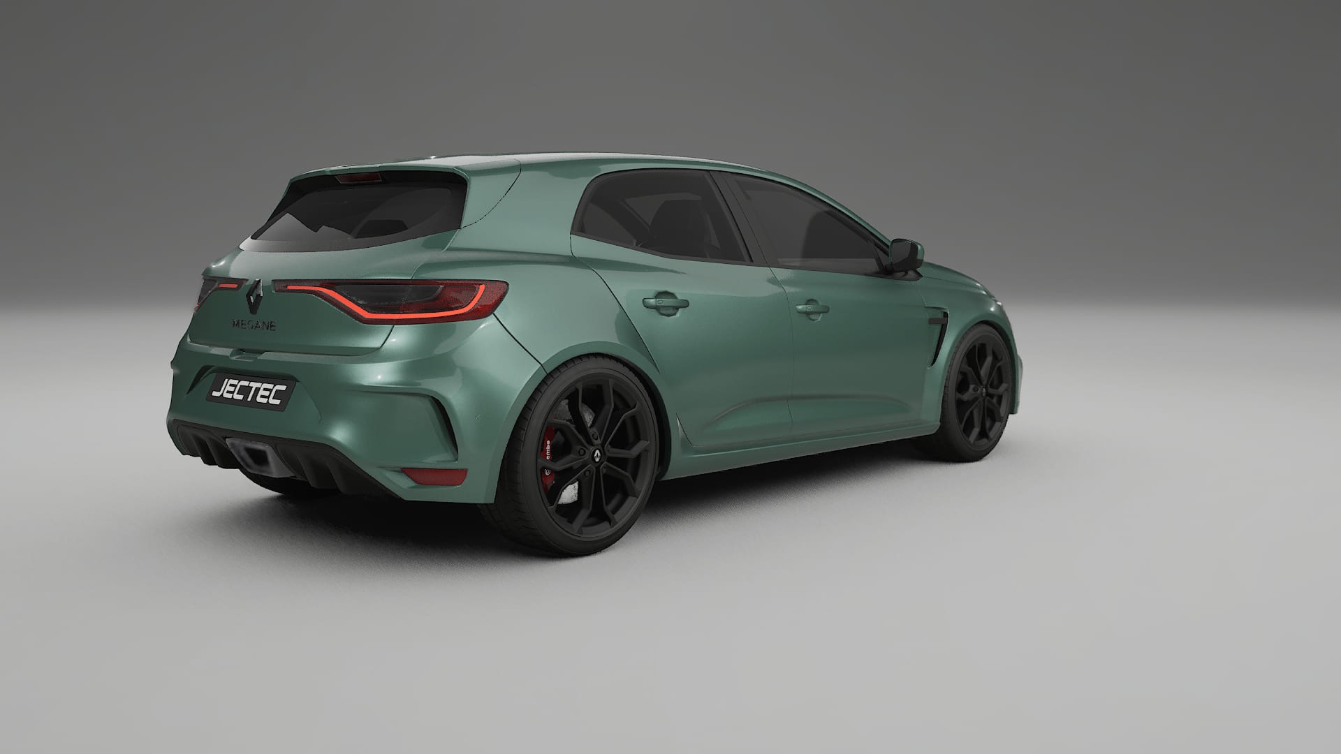 Renault Megane RS IV TPU Lackskyddsfilm | EVERGREEN Färgskiftande PPF – Komplett Förskuret Kit