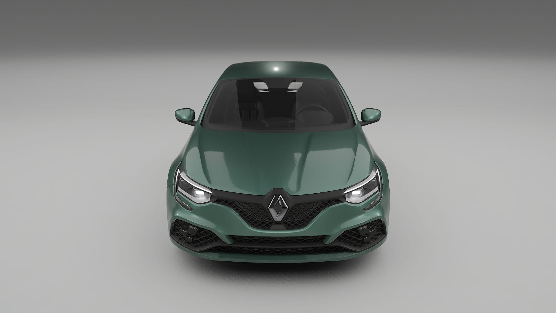 Renault Megane RS IV TPU Lackskyddsfilm | EVERGREEN Färgskiftande PPF – Komplett Förskuret Kit