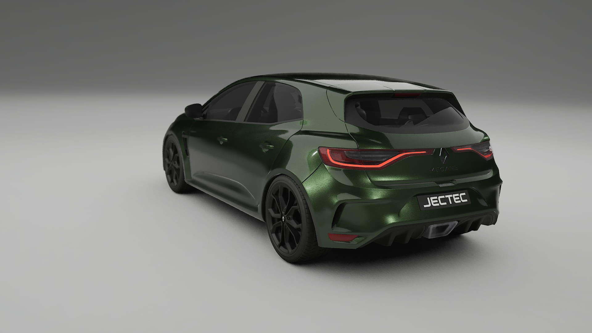 Renault Megane RS IV TPU Lackskyddsfilm | LAGOON Färgskiftande PPF – Komplett Förskuret Kit