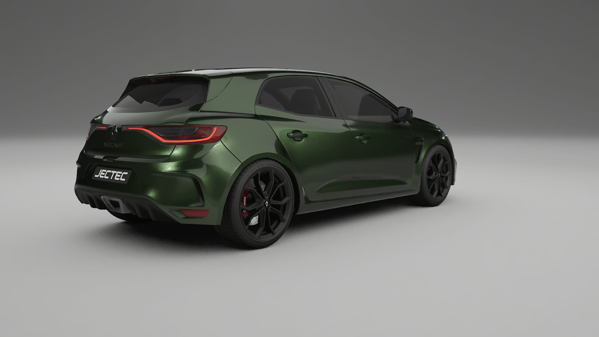 Renault Megane RS IV TPU Lackskyddsfilm | LAGOON Färgskiftande PPF – Komplett Förskuret Kit