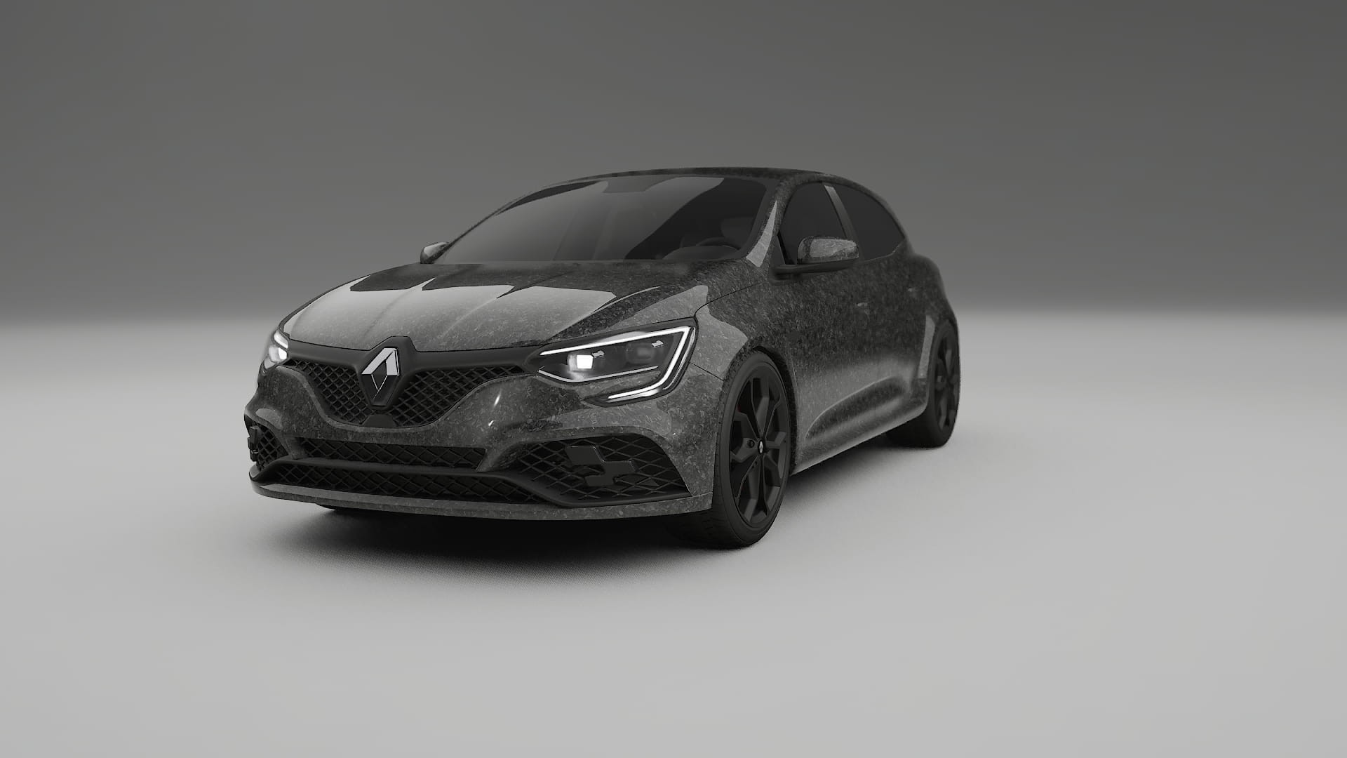 Renault Megane RS IV TPU Lackskyddsfilm | FORGED S Färgskiftande PPF – Komplett Förskuret Kit