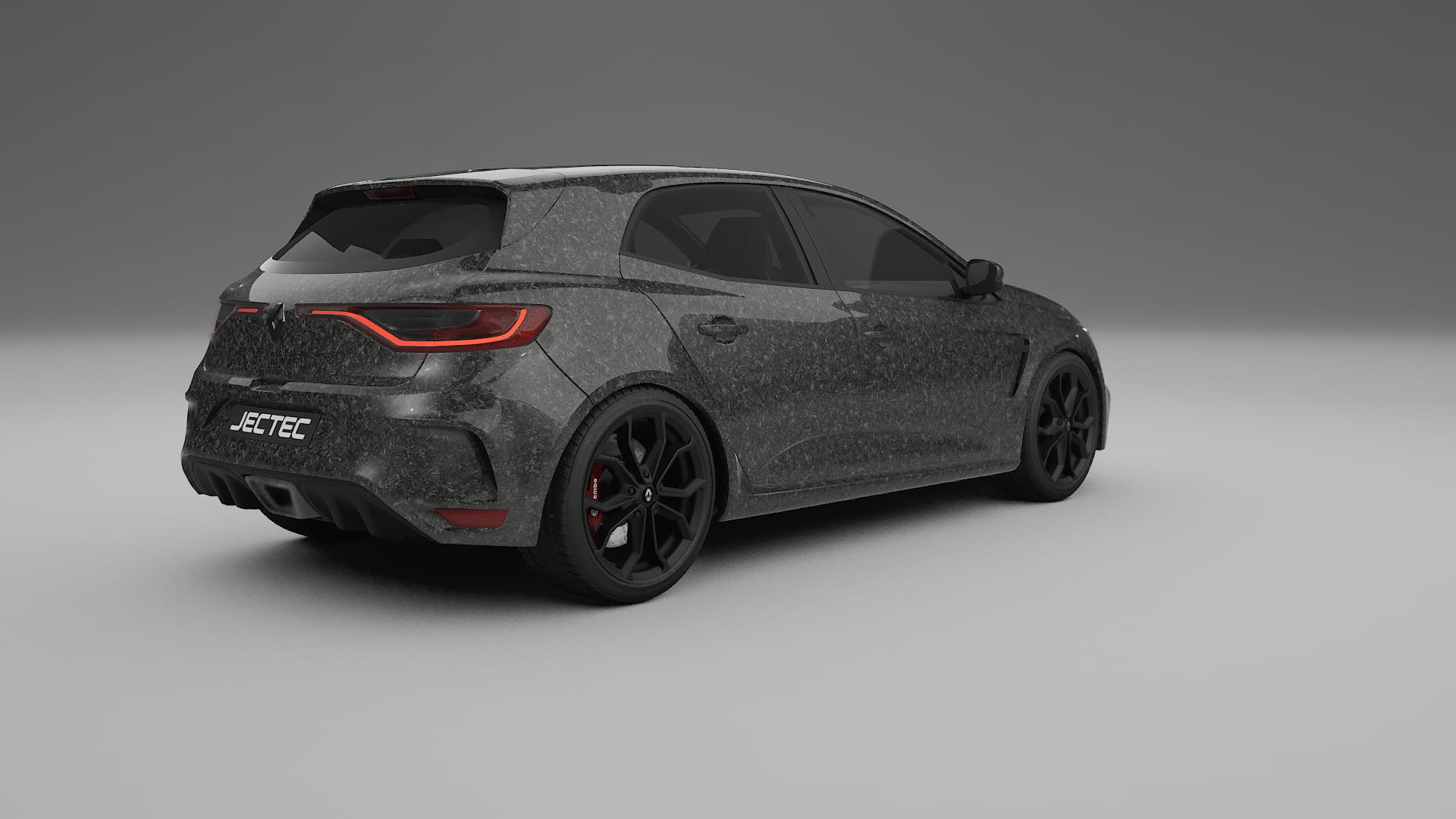 Renault Megane RS IV TPU Lackskyddsfilm | FORGED S Färgskiftande PPF – Komplett Förskuret Kit