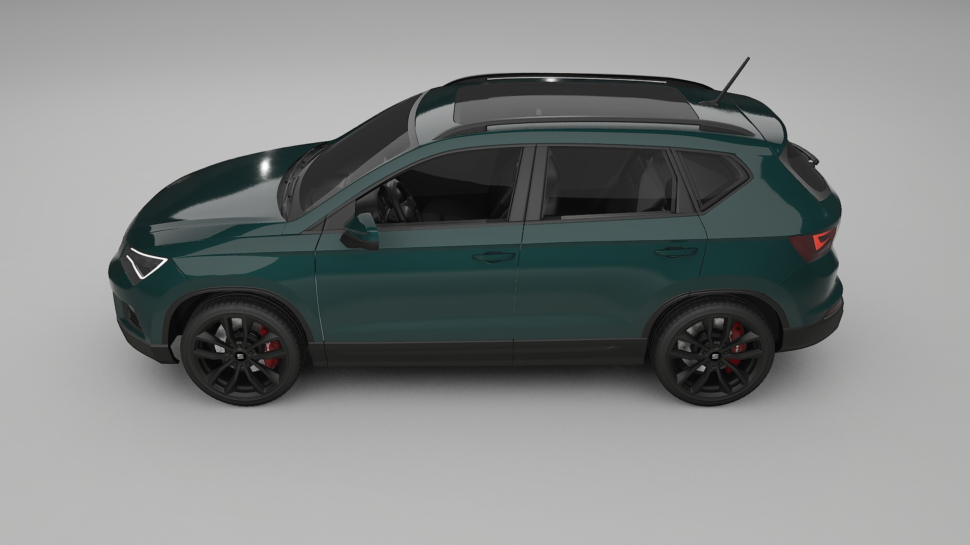 Seat Ateca KH7 TPU Lackskyddsfilm | INFERNO Färgskiftande PPF – Komplett Förskuret Kit