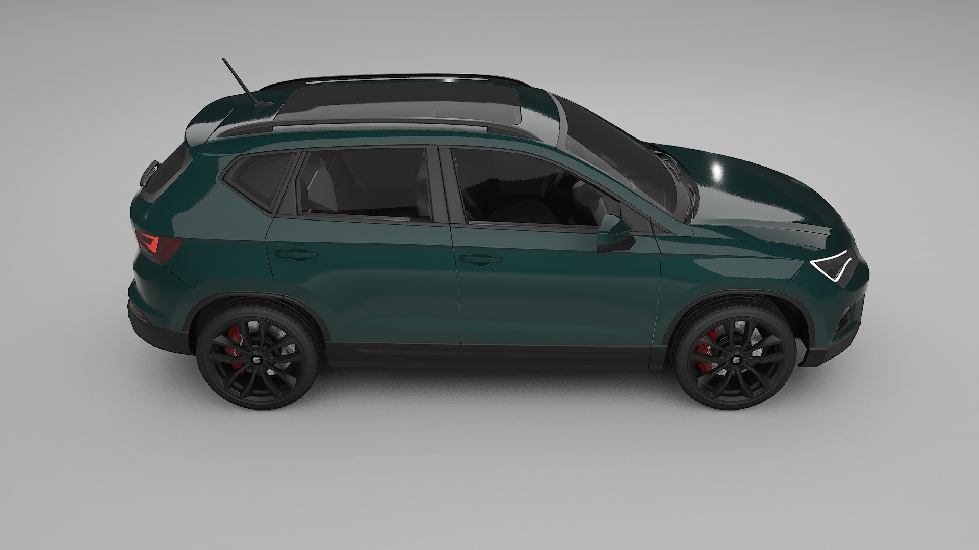 Seat Ateca KH7 TPU Lackskyddsfilm | INFERNO Färgskiftande PPF – Komplett Förskuret Kit