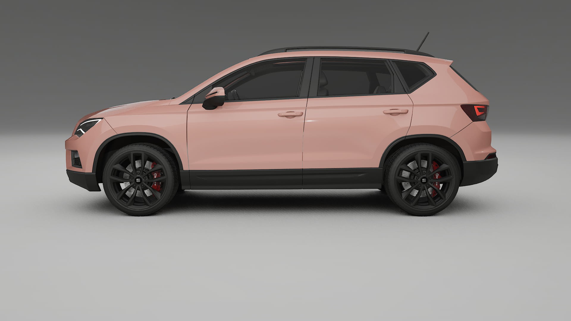 Seat Ateca KH7 TPU Lackskyddsfilm | BLUSH Färgskiftande PPF – Komplett Förskuret Kit