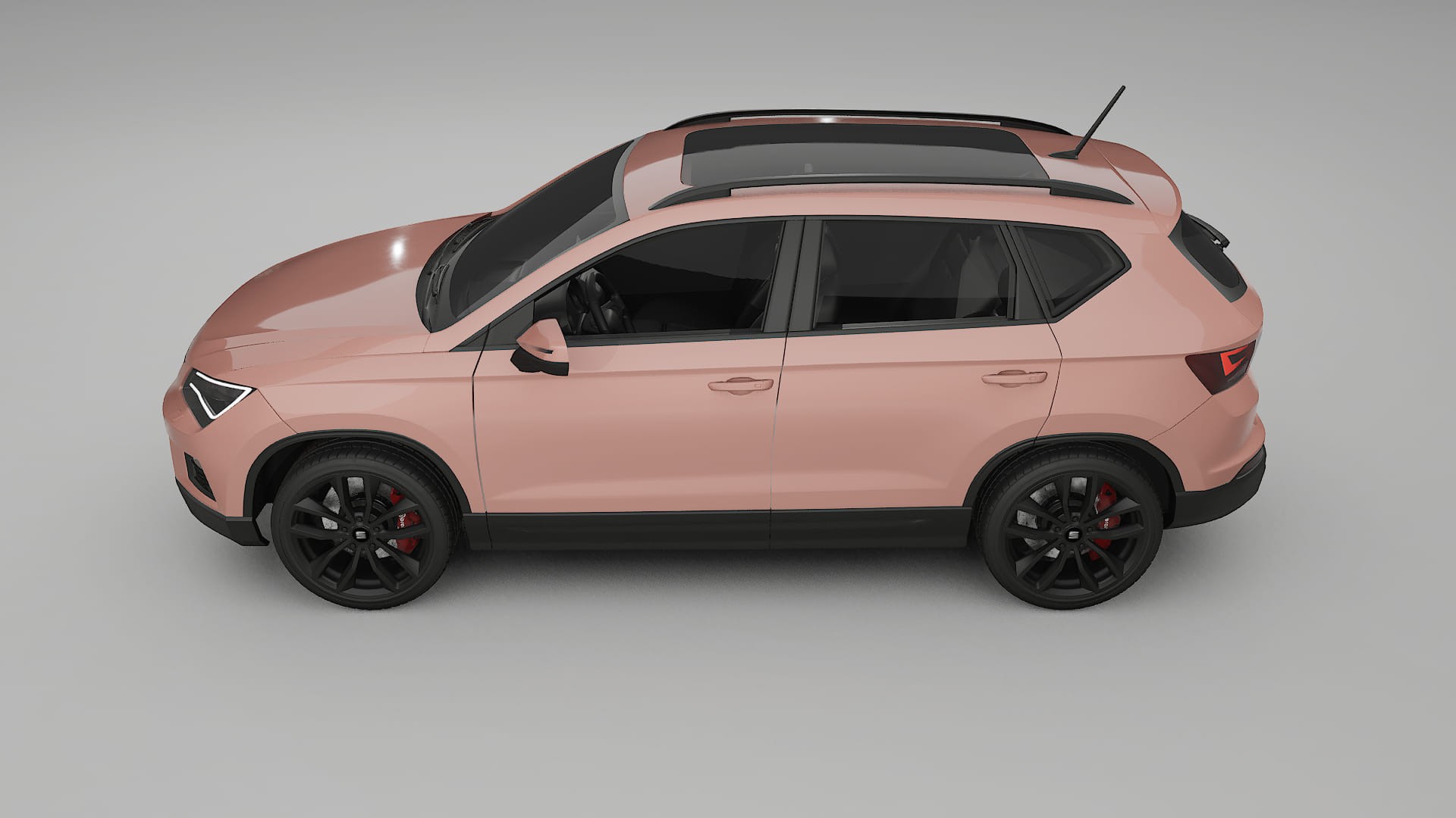 Seat Ateca KH7 TPU Lackskyddsfilm | BLUSH Färgskiftande PPF – Komplett Förskuret Kit