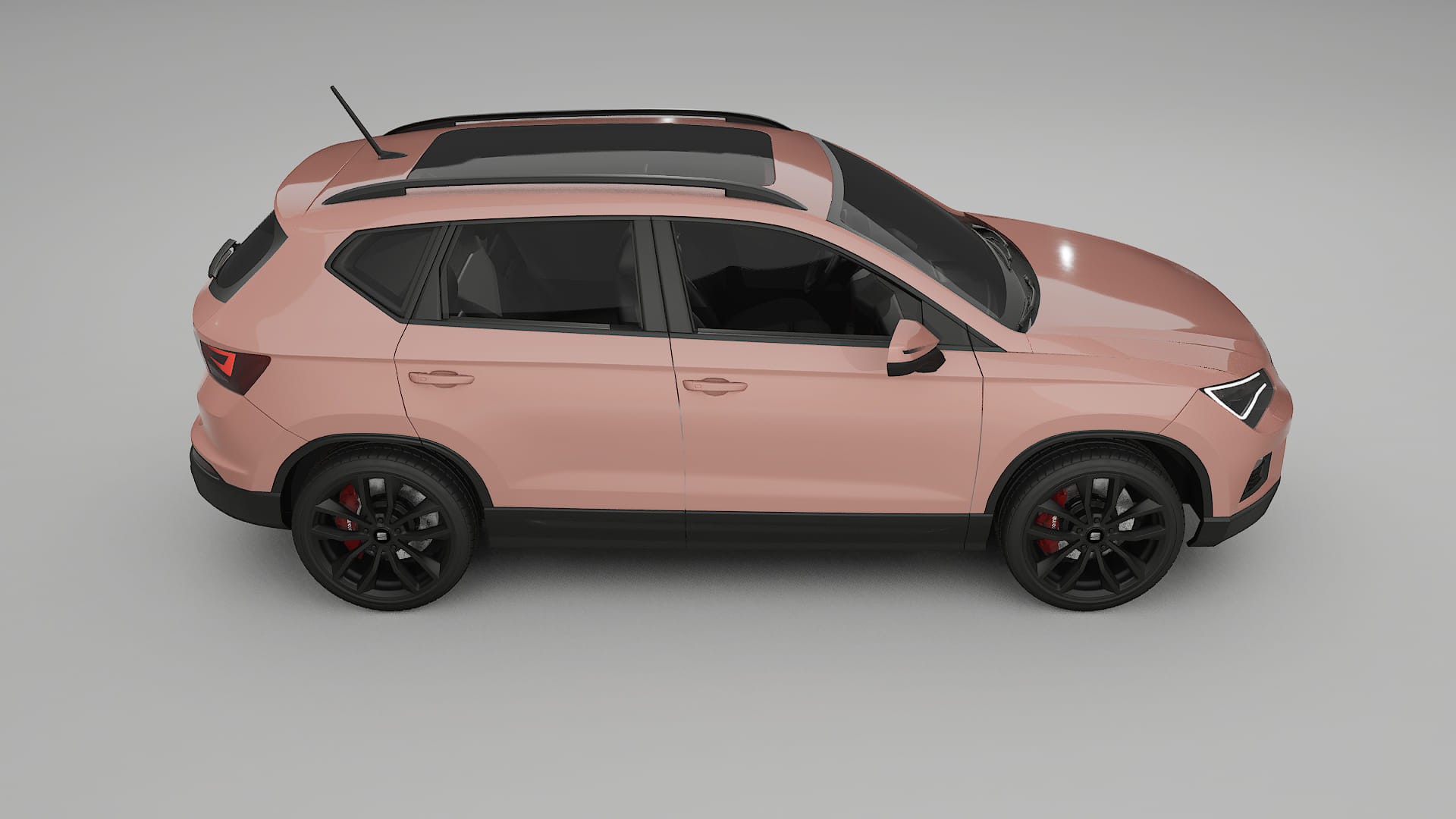 Seat Ateca KH7 TPU Lackskyddsfilm | BLUSH Färgskiftande PPF – Komplett Förskuret Kit