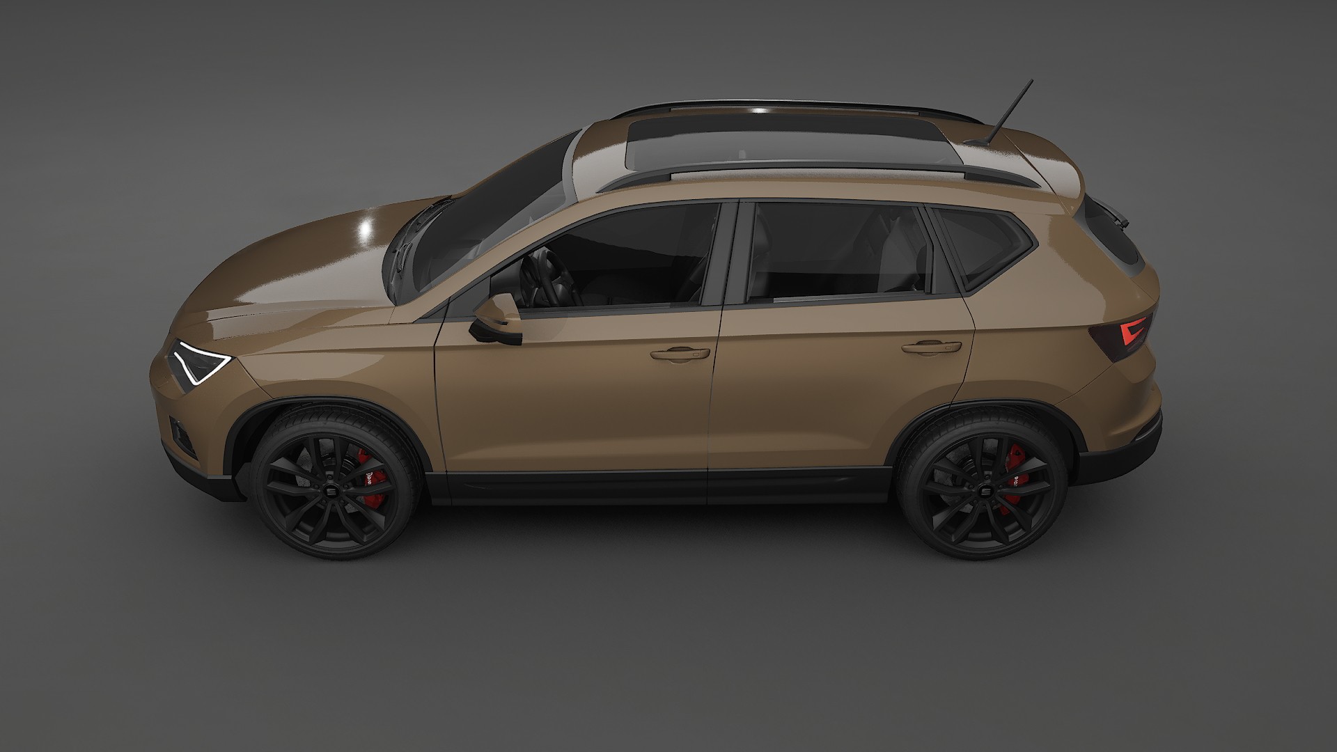 Seat Ateca KH7 TPU Lackskyddsfilm | SAHARA Färgskiftande PPF – Komplett Förskuret Kit