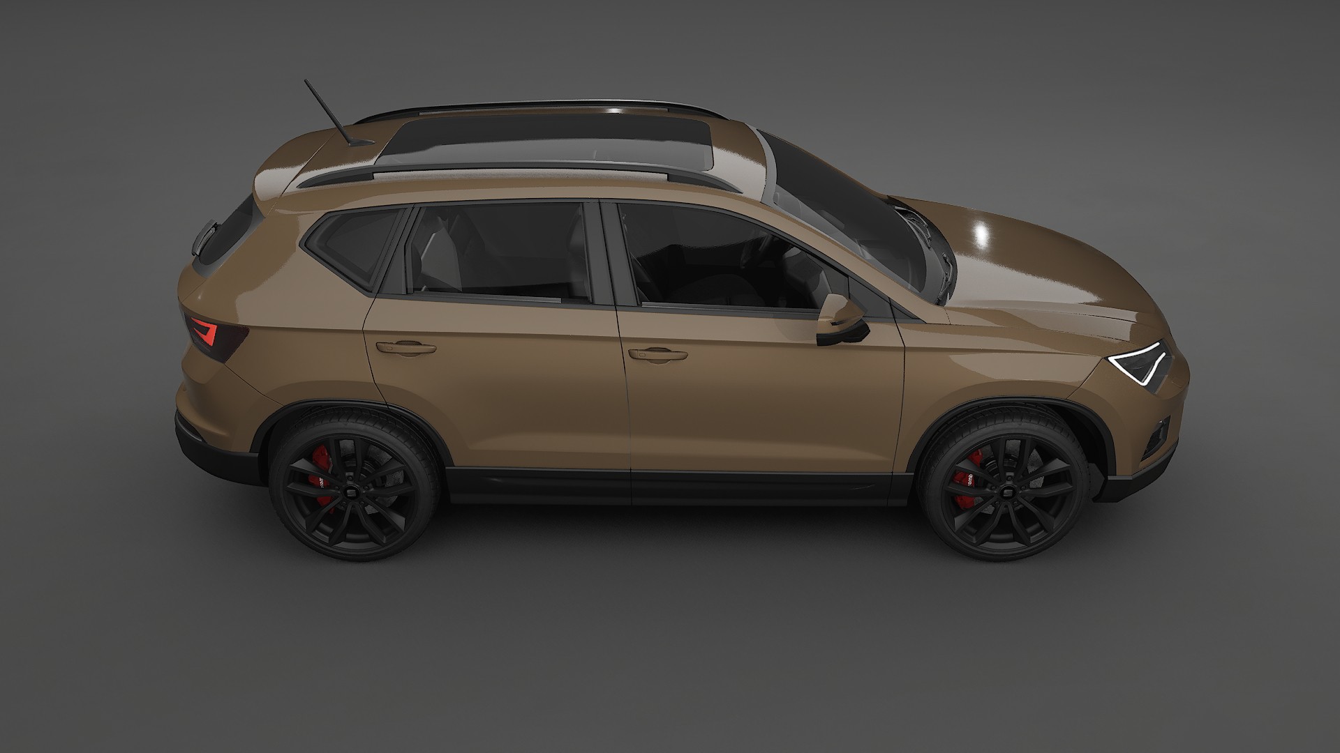 Seat Ateca KH7 TPU Lackskyddsfilm | SAHARA Färgskiftande PPF – Komplett Förskuret Kit