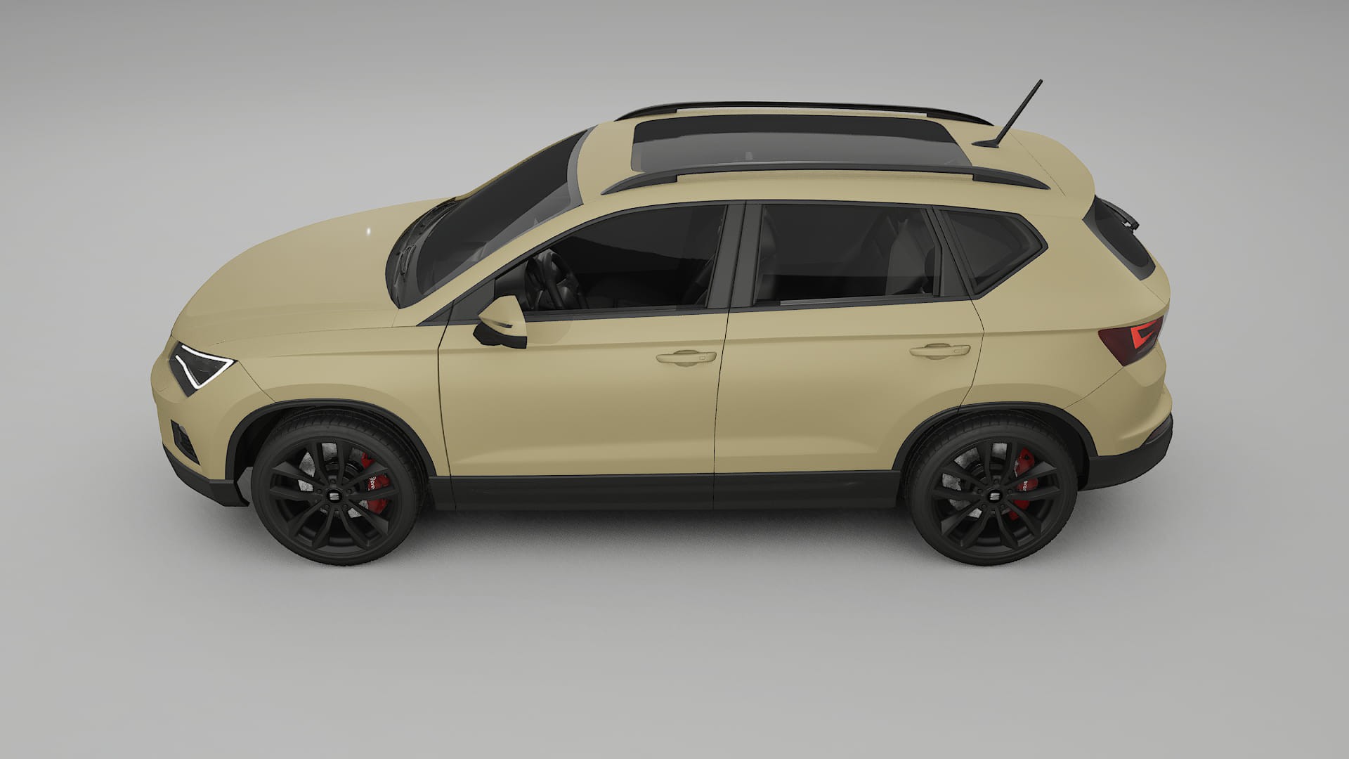 Seat Ateca KH7 TPU Lackskyddsfilm | SAND Färgskiftande PPF – Komplett Förskuret Kit