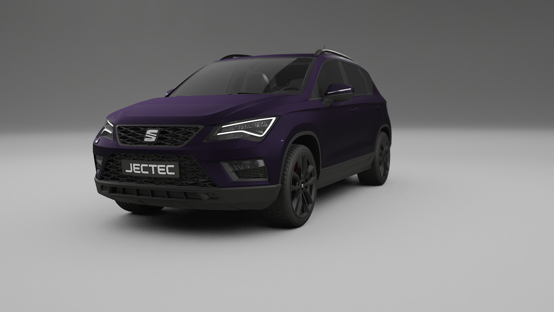Seat Ateca KH7 TPU Lackskyddsfilm | VIOLET Färgskiftande PPF – Komplett Förskuret Kit