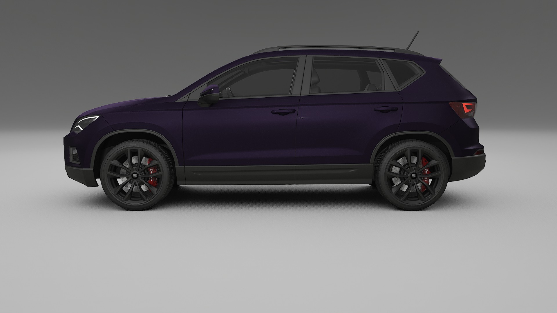 Seat Ateca KH7 TPU Lackskyddsfilm | VIOLET Färgskiftande PPF – Komplett Förskuret Kit