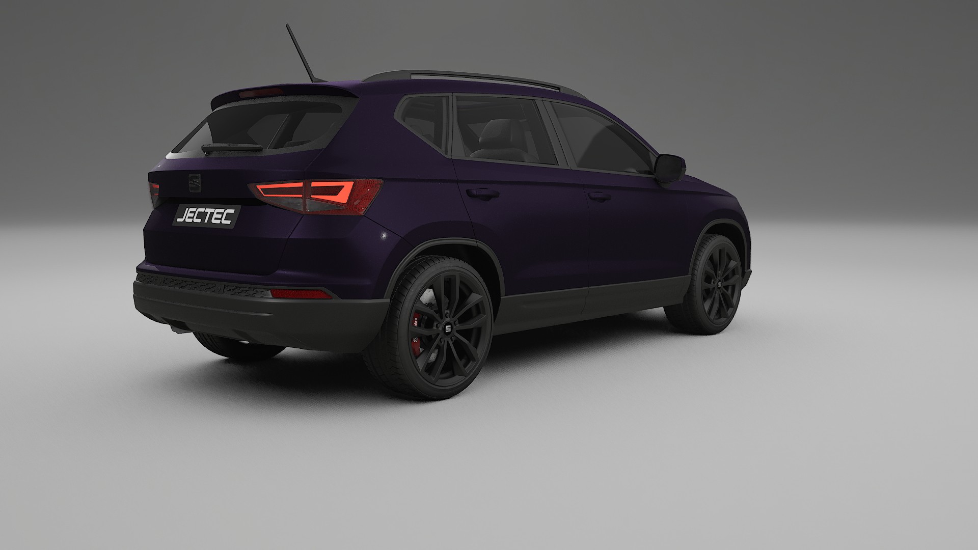 Seat Ateca KH7 TPU Lackskyddsfilm | VIOLET Färgskiftande PPF – Komplett Förskuret Kit