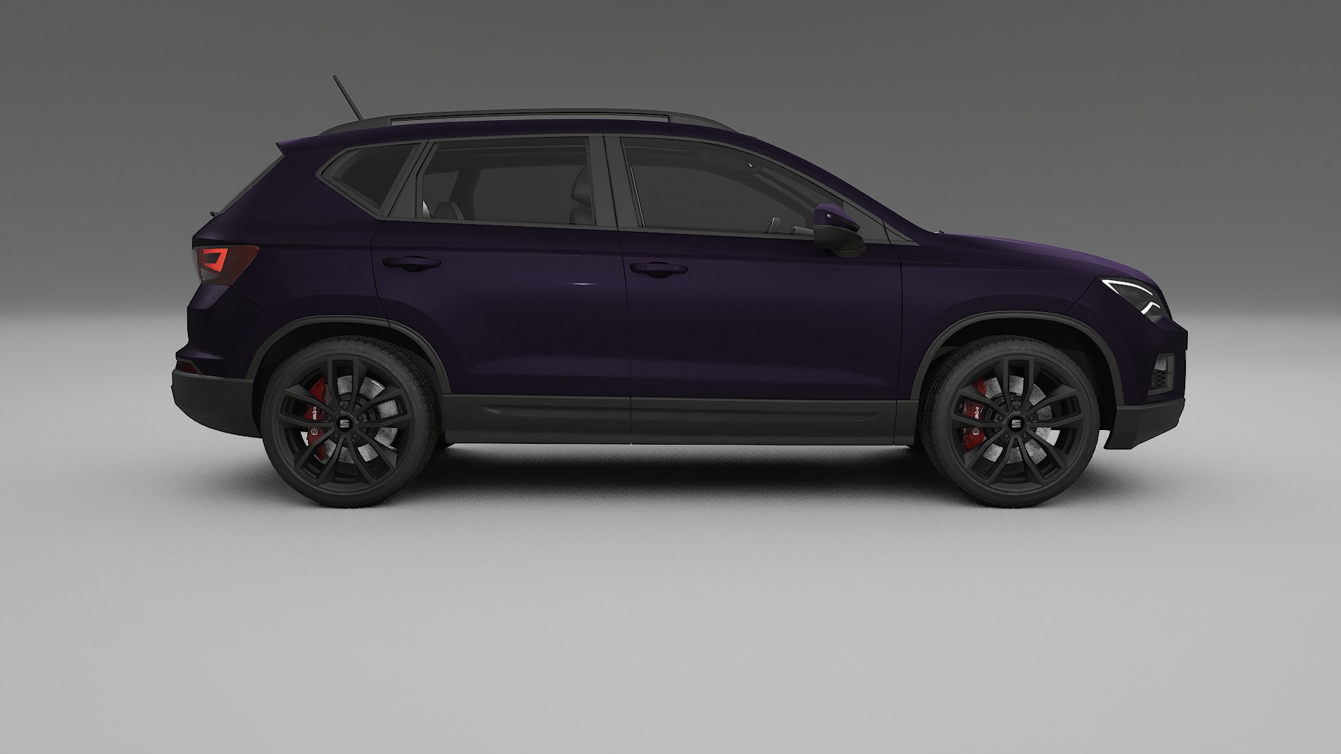 Seat Ateca KH7 TPU Lackskyddsfilm | VIOLET Färgskiftande PPF – Komplett Förskuret Kit