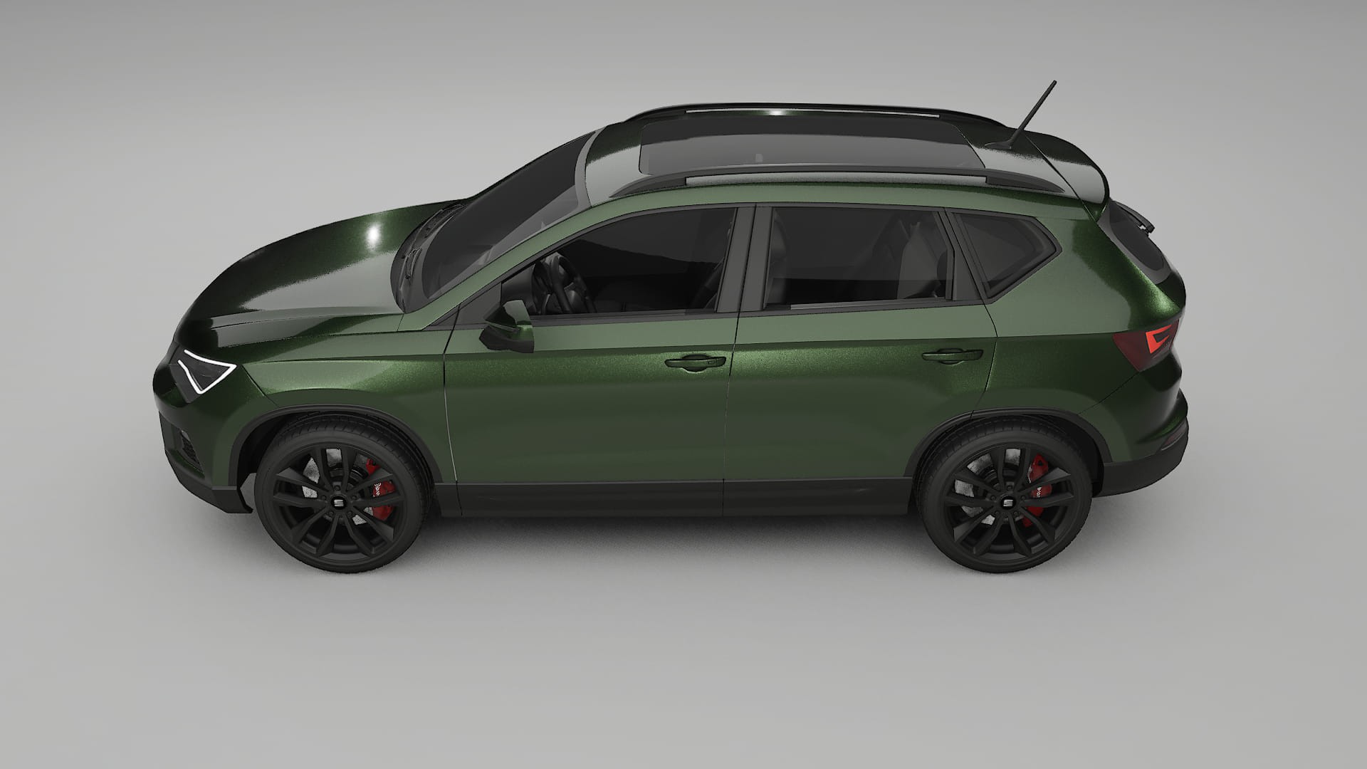 Seat Ateca KH7 TPU Lackskyddsfilm | LAGOON Färgskiftande PPF – Komplett Förskuret Kit