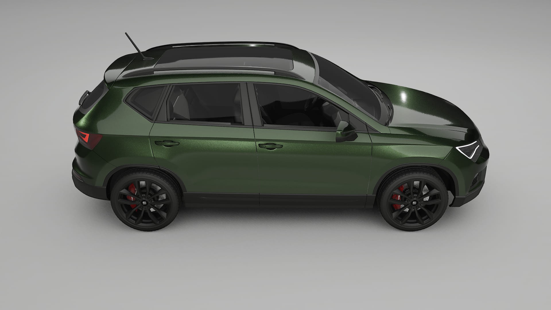 Seat Ateca KH7 TPU Lackskyddsfilm | LAGOON Färgskiftande PPF – Komplett Förskuret Kit