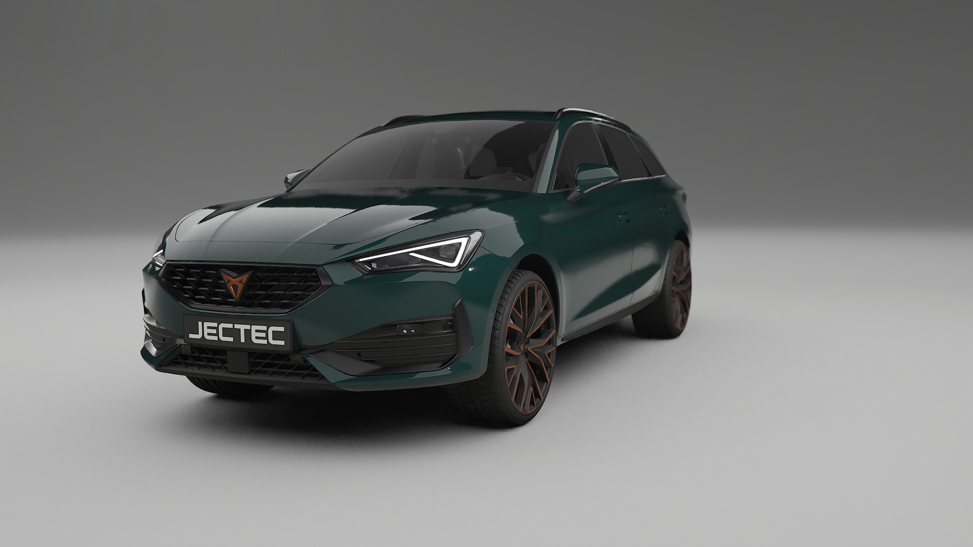 Seat Leon Cupra KL TPU Lackskyddsfilm | INFERNO Färgskiftande PPF – Komplett Förskuret Kit