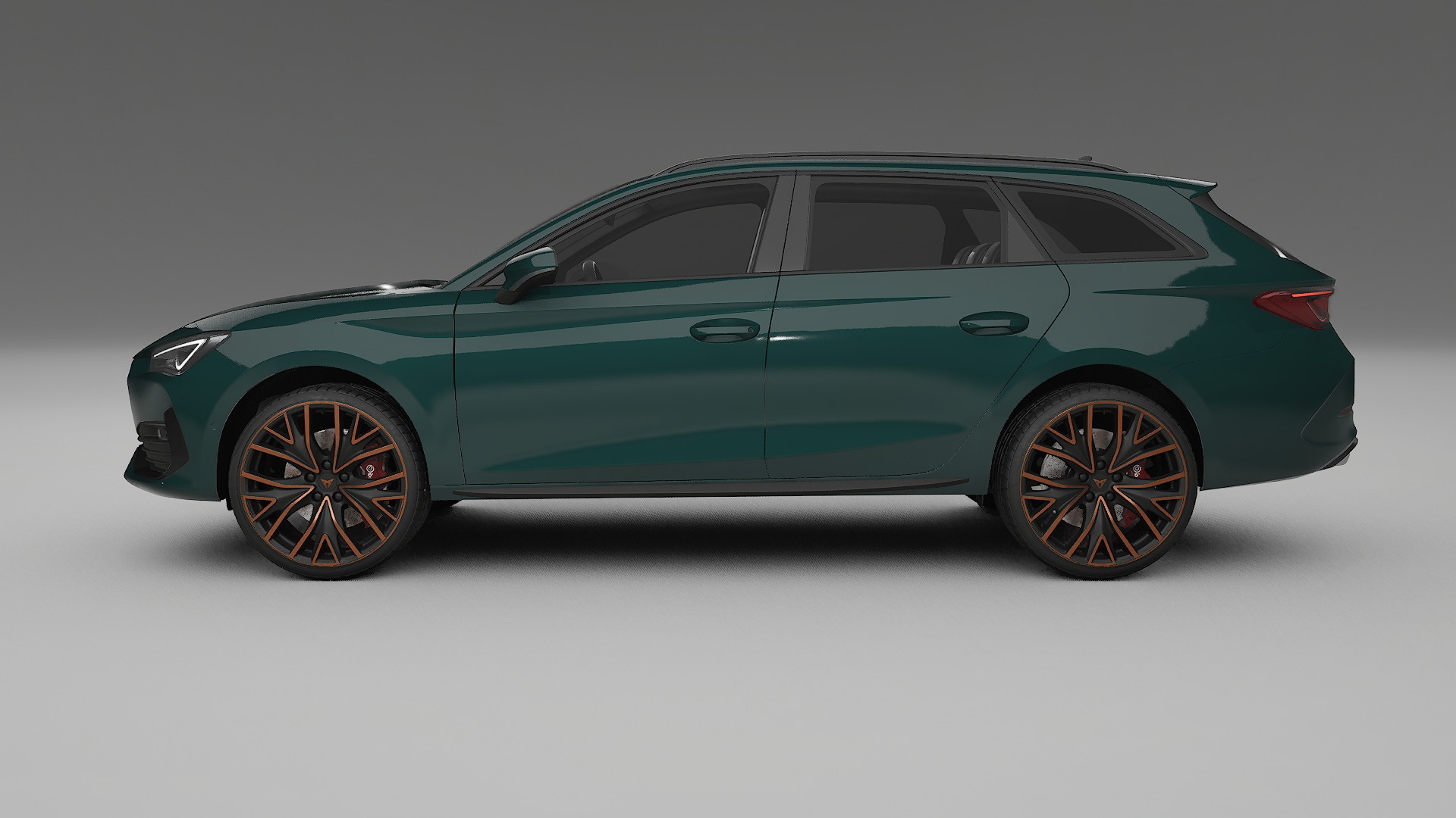 Seat Leon Cupra KL TPU Lackskyddsfilm | INFERNO Färgskiftande PPF – Komplett Förskuret Kit