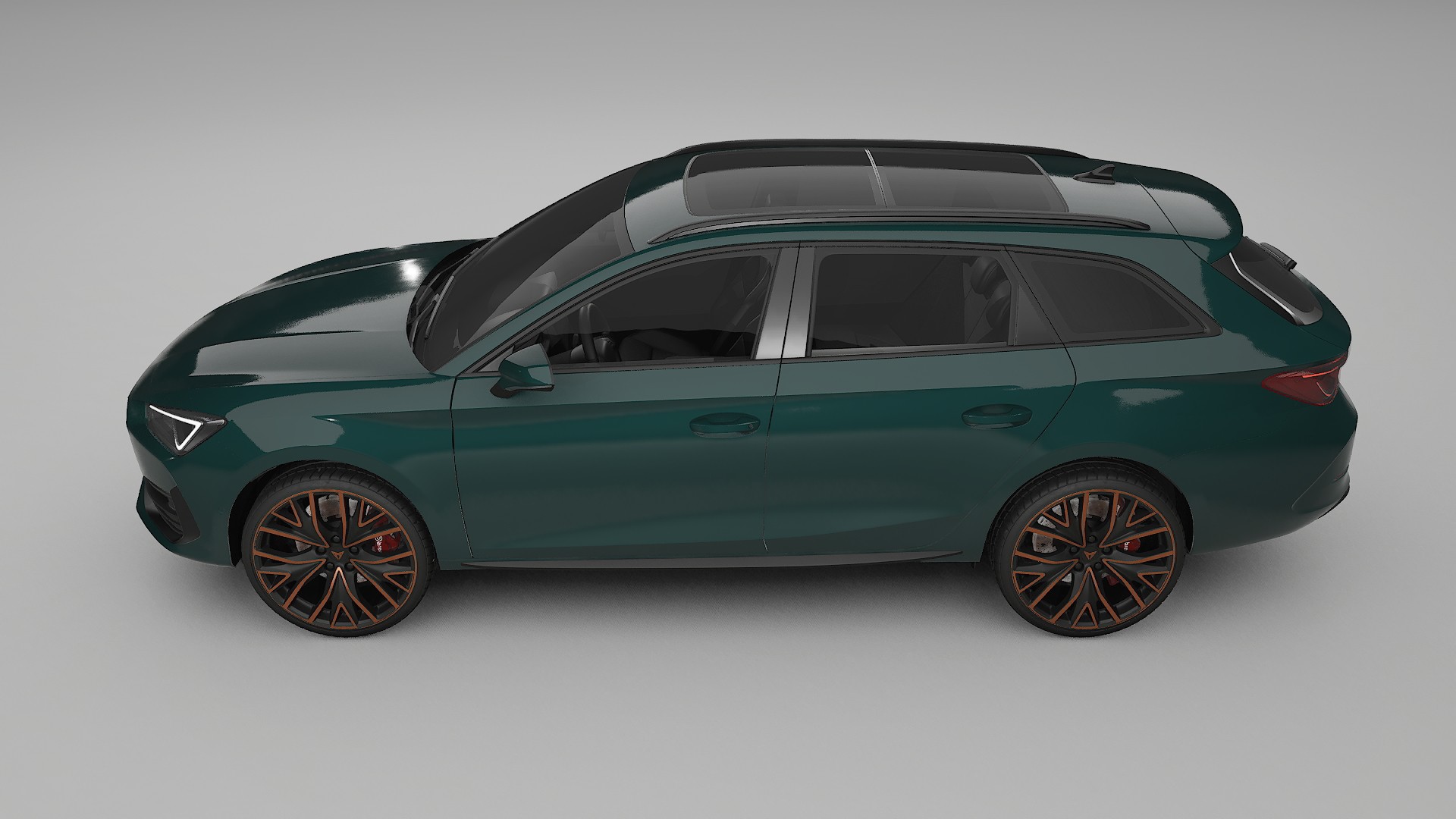 Seat Leon Cupra KL TPU Lackskyddsfilm | INFERNO Färgskiftande PPF – Komplett Förskuret Kit