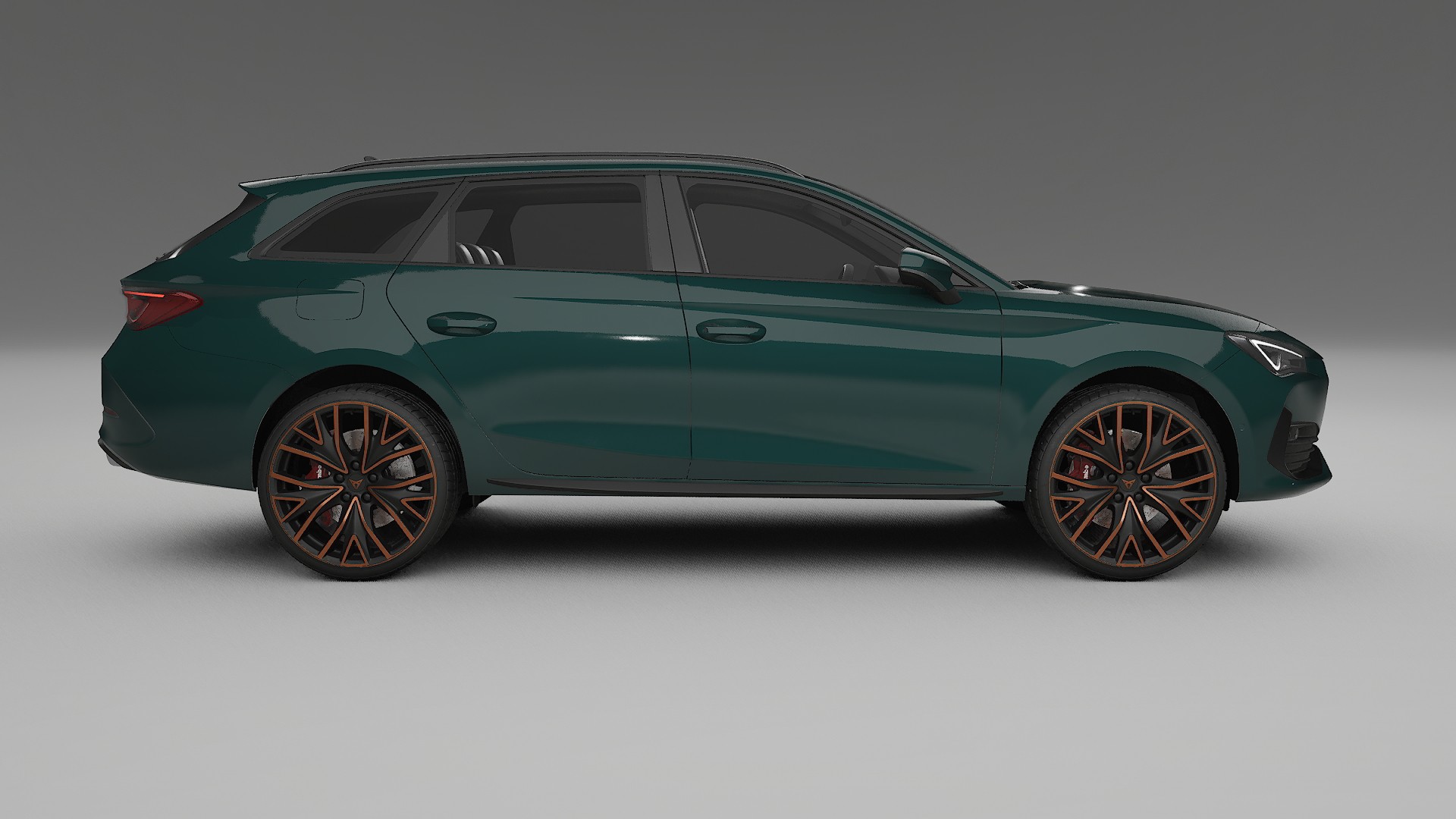 Seat Leon Cupra KL TPU Lackskyddsfilm | INFERNO Färgskiftande PPF – Komplett Förskuret Kit