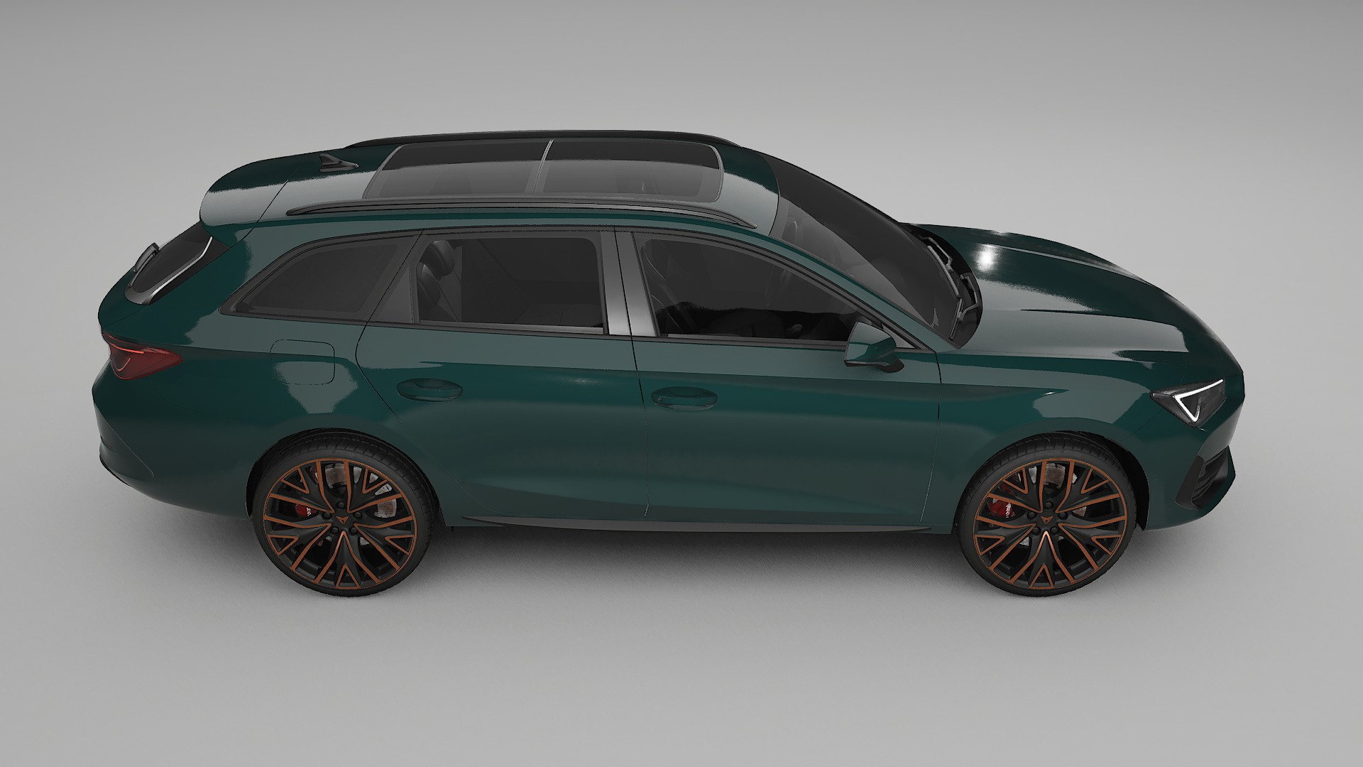 Seat Leon Cupra KL TPU Lackskyddsfilm | INFERNO Färgskiftande PPF – Komplett Förskuret Kit