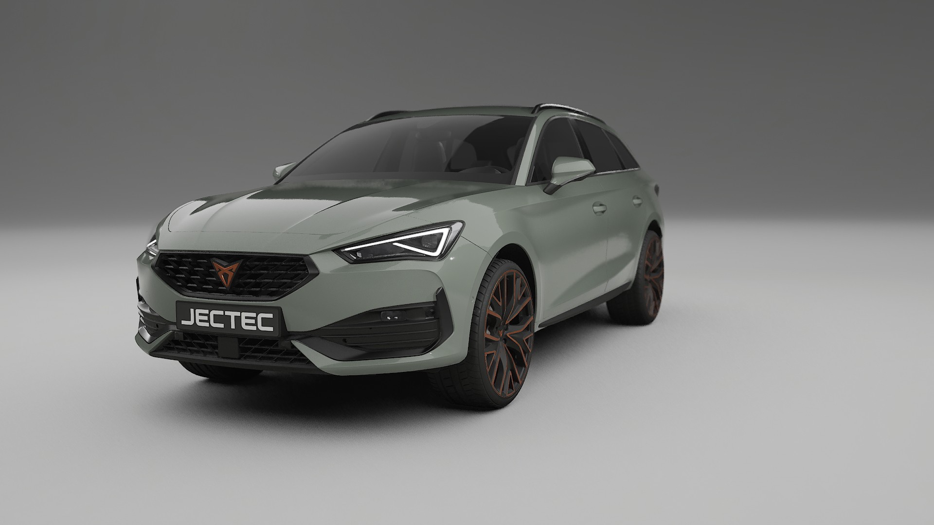 Seat Leon Cupra KL TPU Lackskyddsfilm | SLATE Färgskiftande PPF – Komplett Förskuret Kit