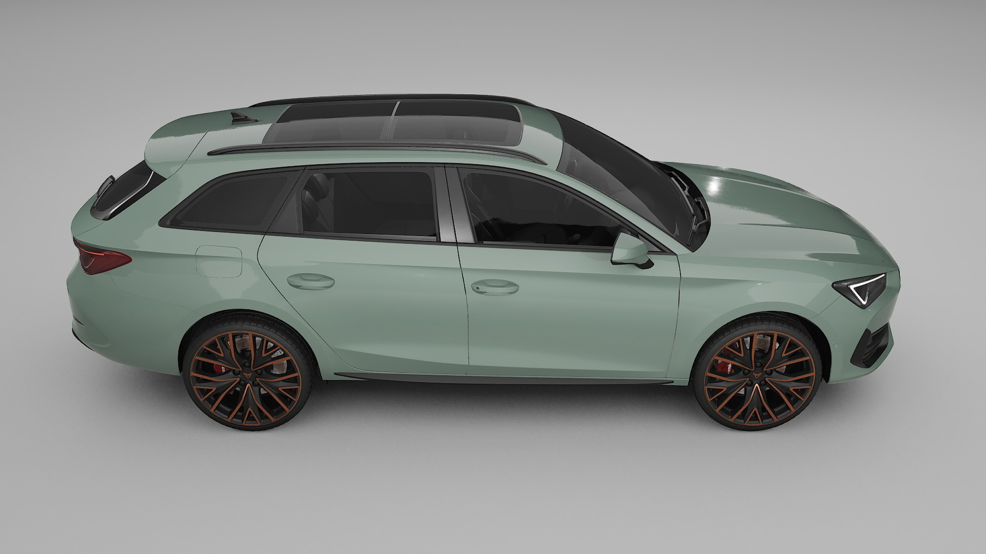 Seat Leon Cupra KL TPU Lackskyddsfilm | CINDER Färgskiftande PPF – Komplett Förskuret Kit