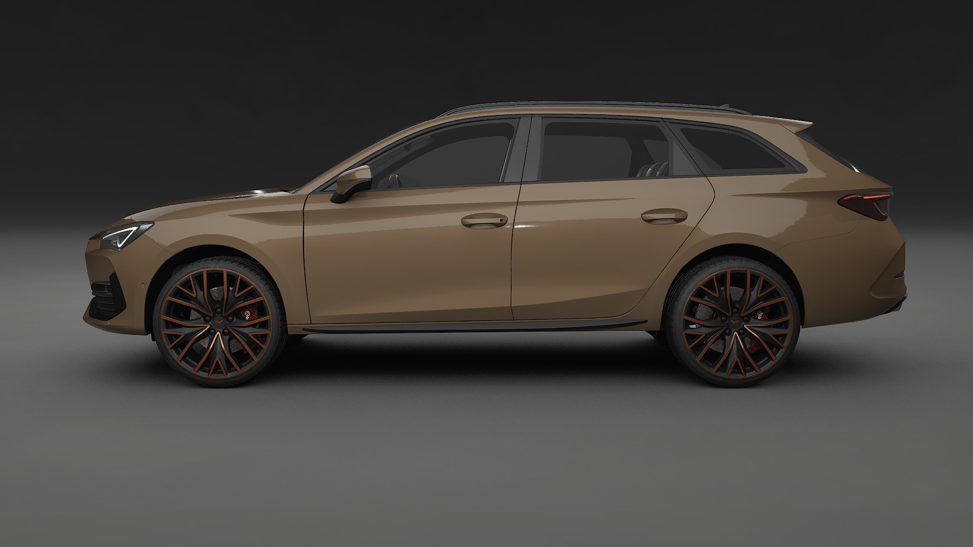Seat Leon Cupra KL TPU Lackskyddsfilm | SAHARA Färgskiftande PPF – Komplett Förskuret Kit