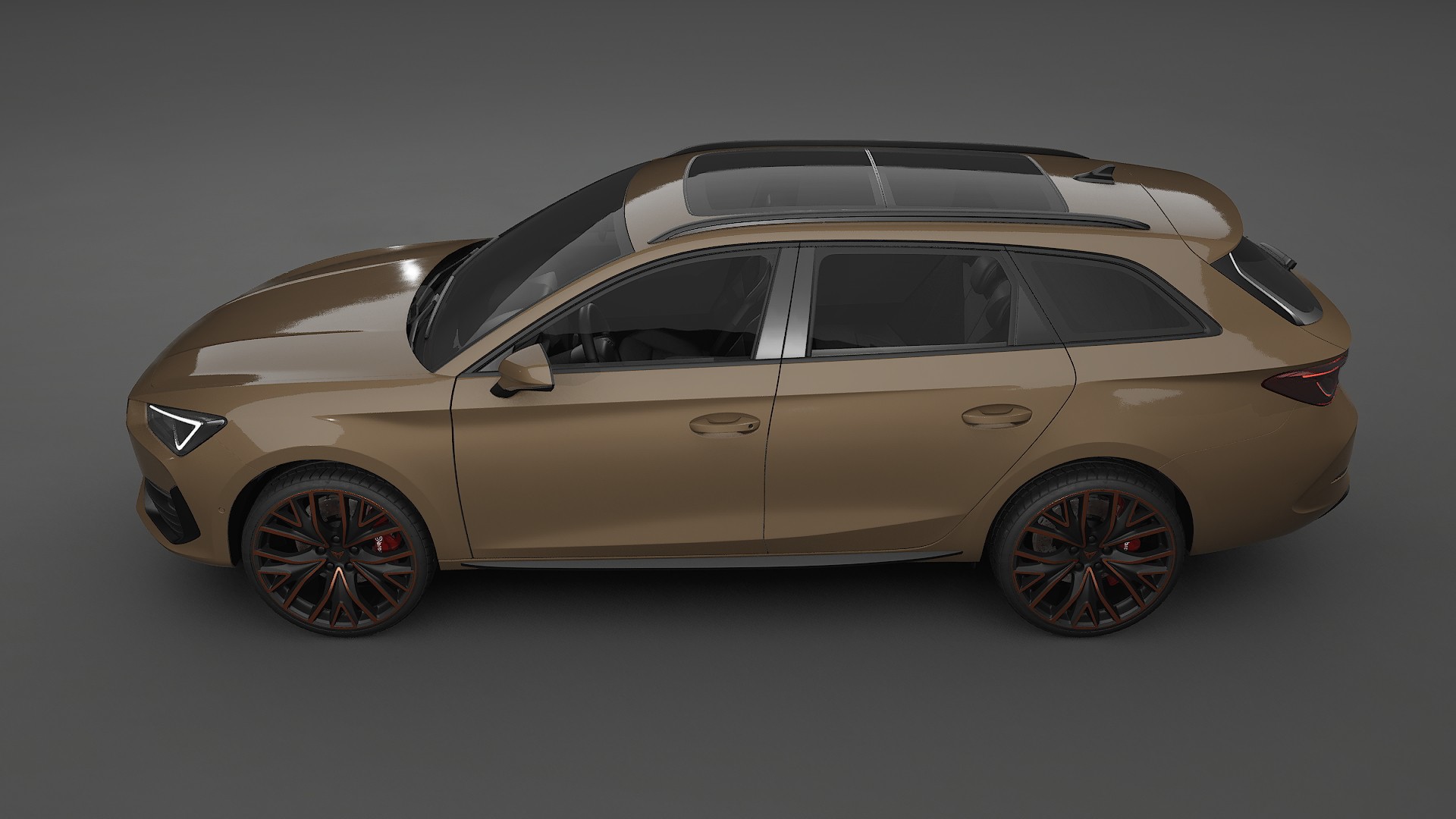 Seat Leon Cupra KL TPU Lackskyddsfilm | SAHARA Färgskiftande PPF – Komplett Förskuret Kit