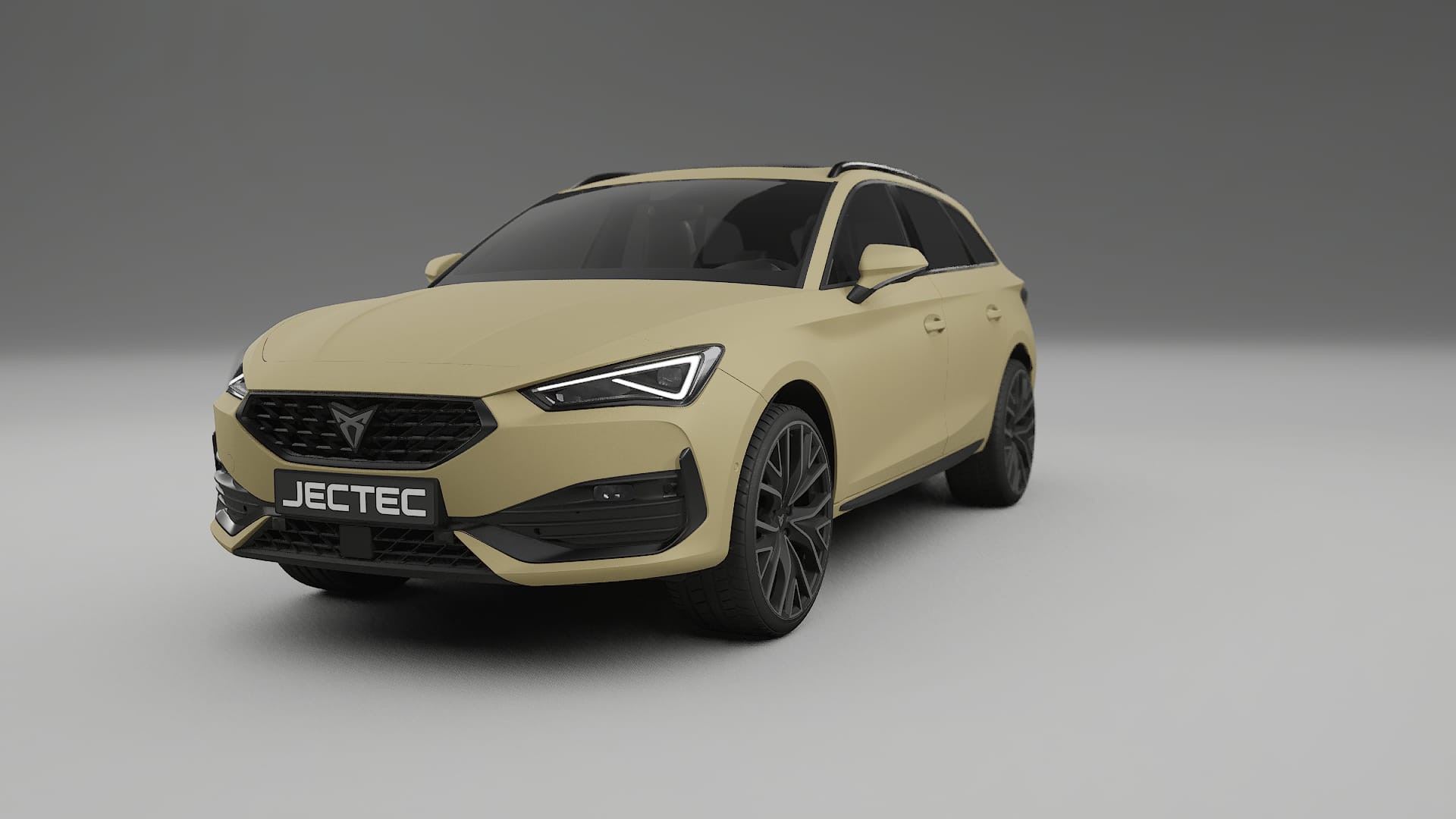 Seat Leon Cupra KL TPU Lackskyddsfilm | SAND Färgskiftande PPF – Komplett Förskuret Kit