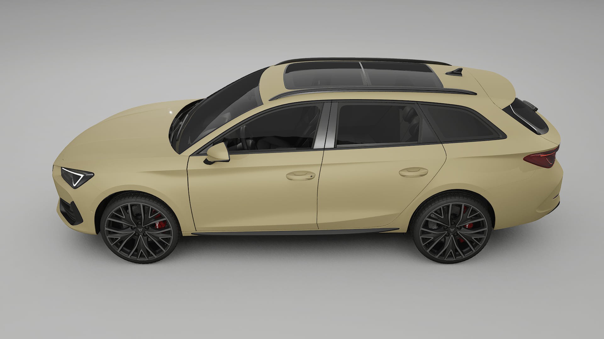 Seat Leon Cupra KL TPU Lackskyddsfilm | SAND Färgskiftande PPF – Komplett Förskuret Kit