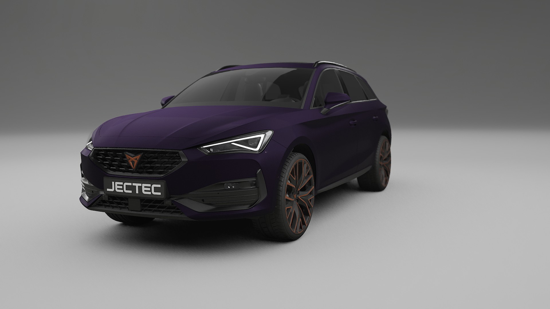 Seat Leon Cupra KL TPU Lackskyddsfilm | VIOLET Färgskiftande PPF – Komplett Förskuret Kit