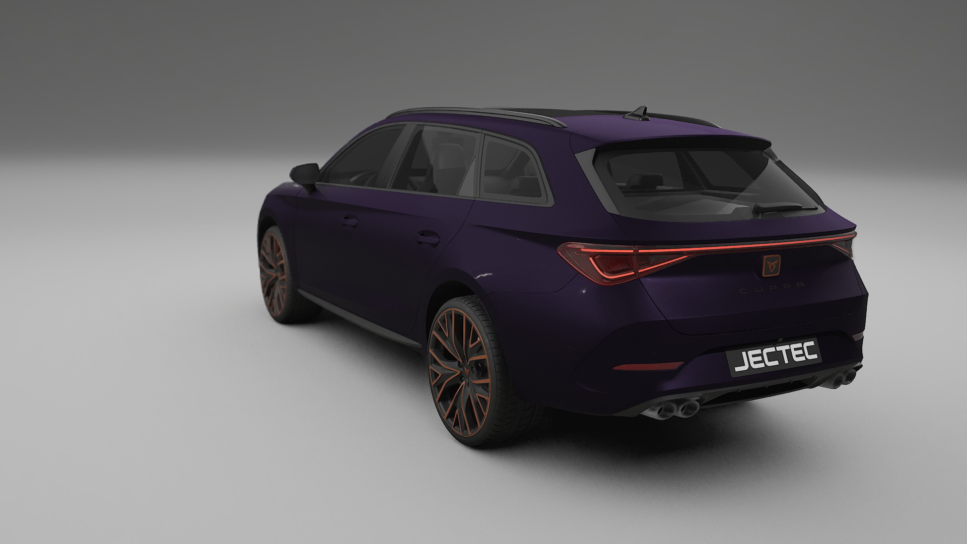 Seat Leon Cupra KL TPU Lackskyddsfilm | VIOLET Färgskiftande PPF – Komplett Förskuret Kit