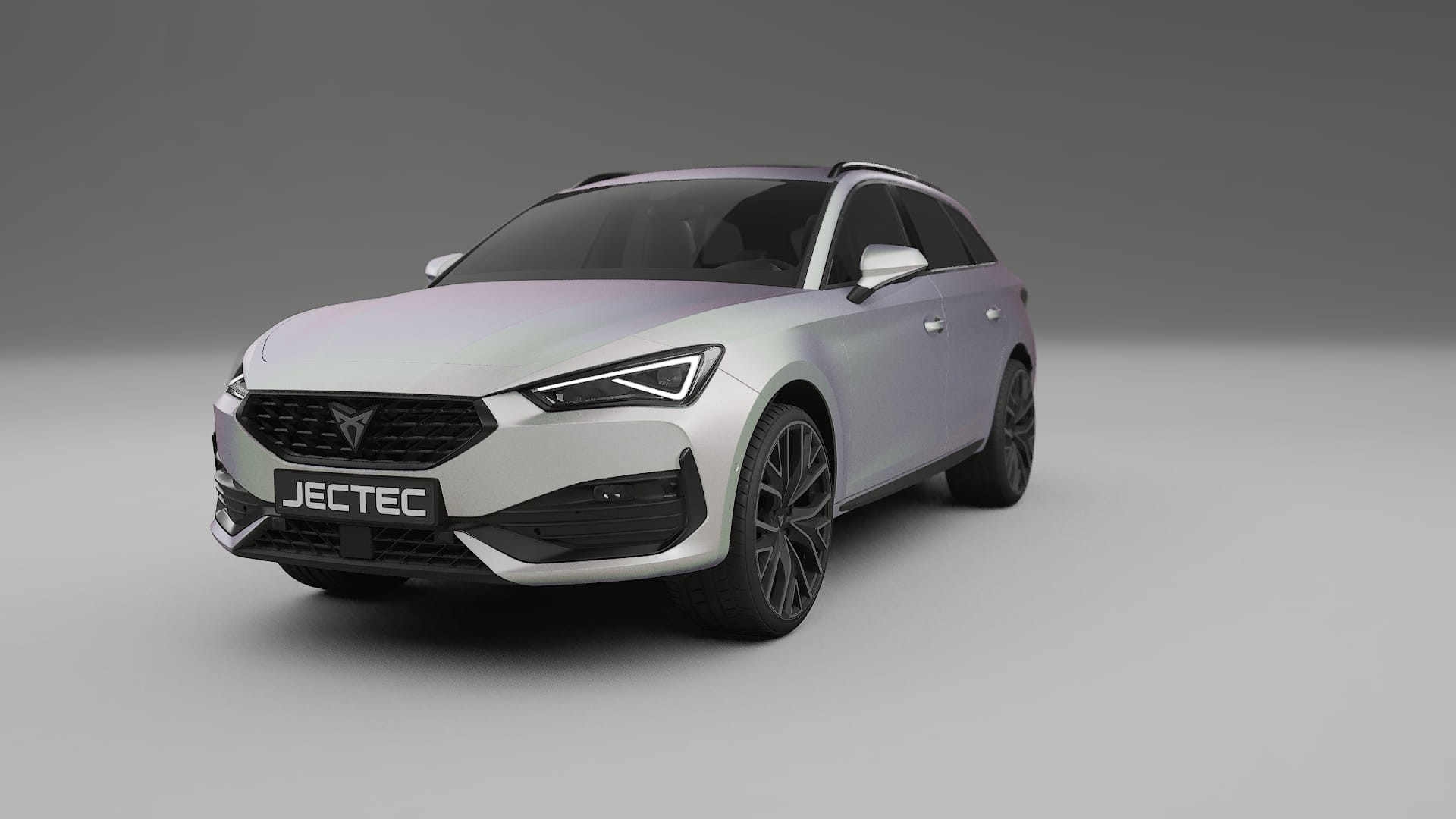 Seat Leon Cupra KL TPU Lackskyddsfilm | NEBULA Färgskiftande PPF – Komplett Förskuret Kit