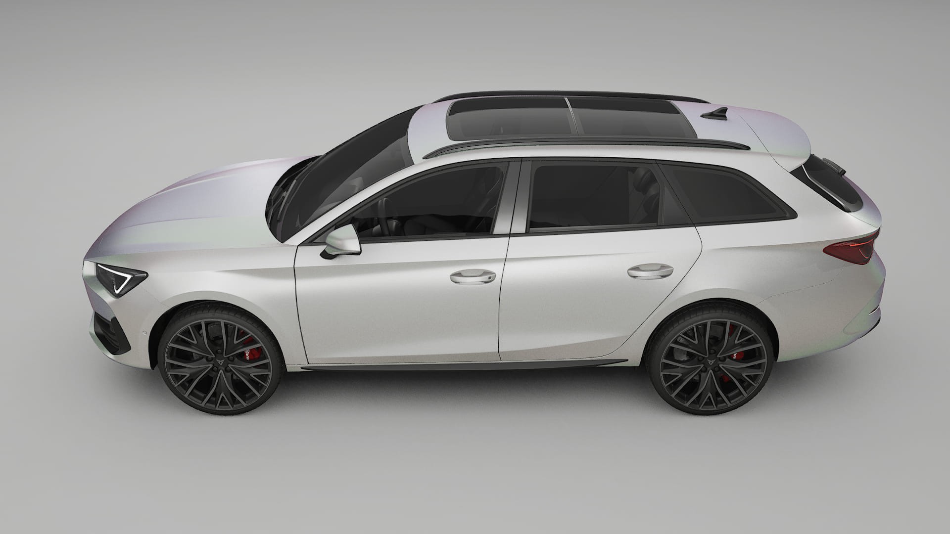 Seat Leon Cupra KL TPU Lackskyddsfilm | NEBULA Färgskiftande PPF – Komplett Förskuret Kit