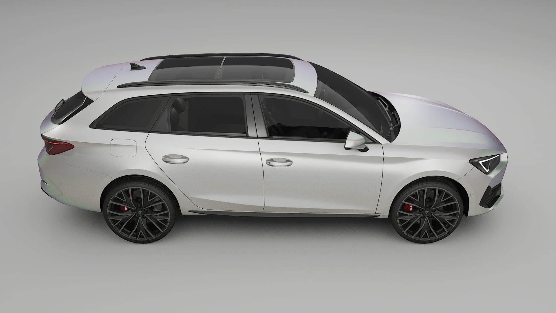 Seat Leon Cupra KL TPU Lackskyddsfilm | NEBULA Färgskiftande PPF – Komplett Förskuret Kit