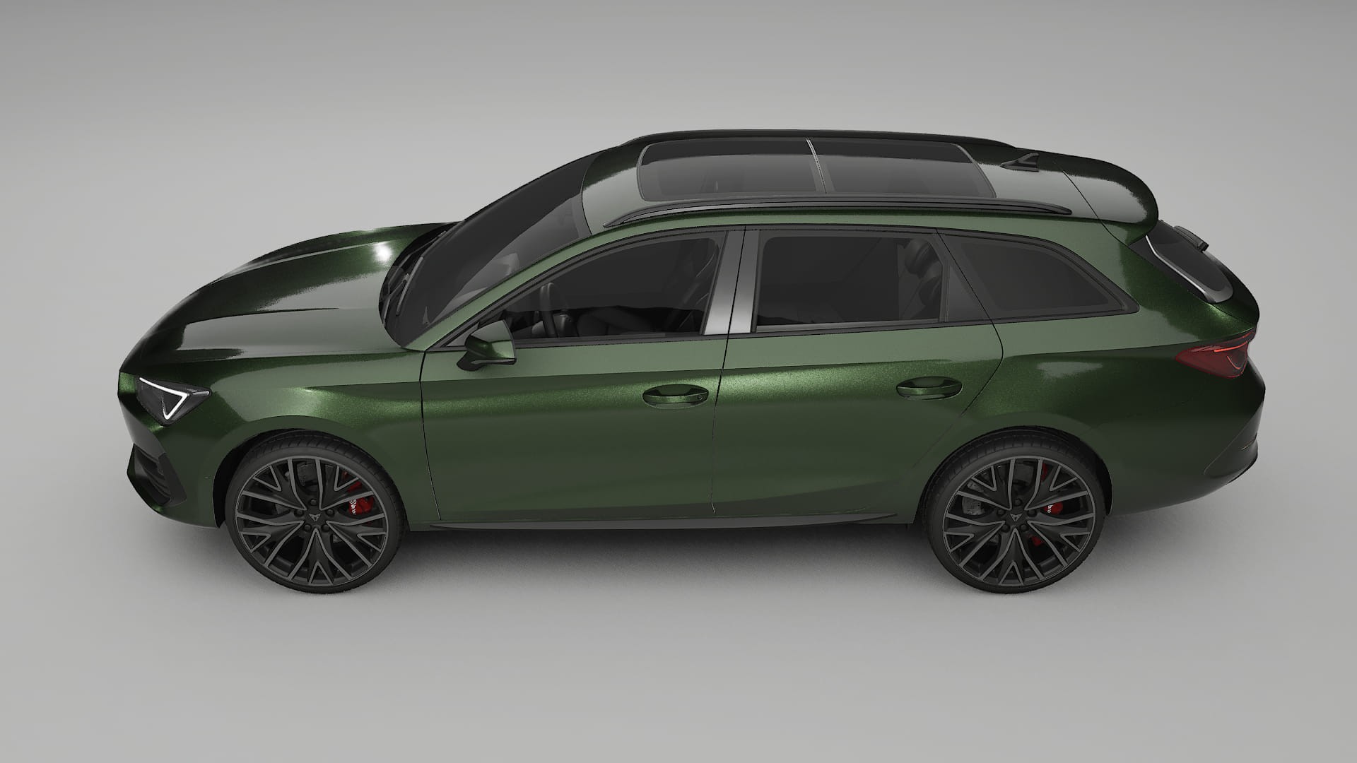 Seat Leon Cupra KL TPU Lackskyddsfilm | LAGOON Färgskiftande PPF – Komplett Förskuret Kit