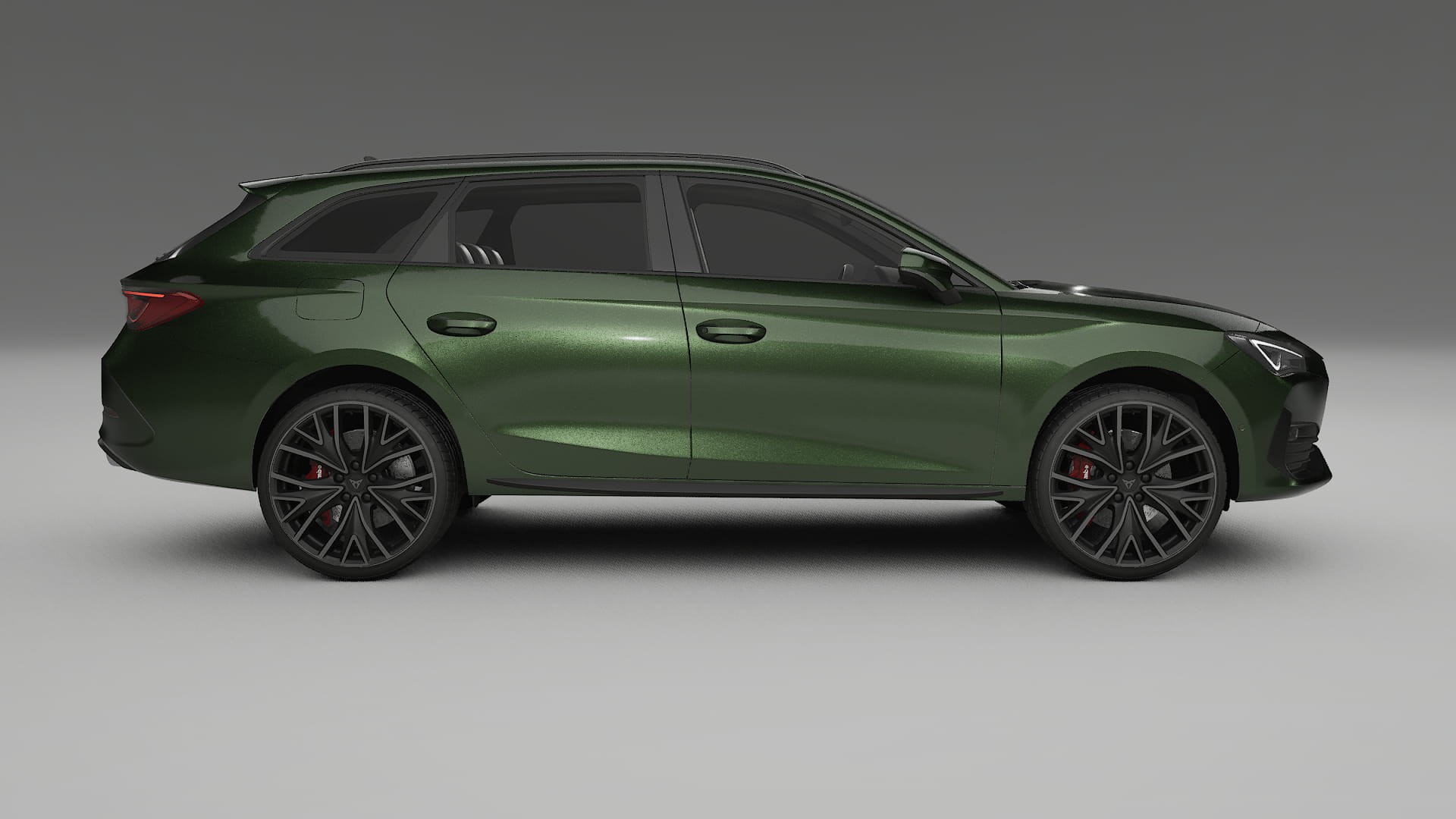 Seat Leon Cupra KL TPU Lackskyddsfilm | LAGOON Färgskiftande PPF – Komplett Förskuret Kit