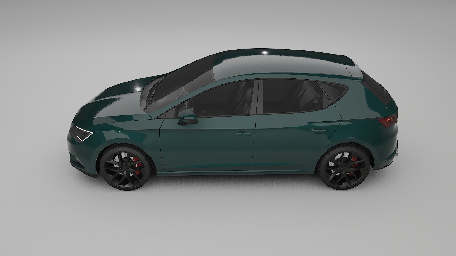 Seat Leon FR 5F TPU Lackskyddsfilm | INFERNO Färgskiftande PPF – Komplett Förskuret Kit