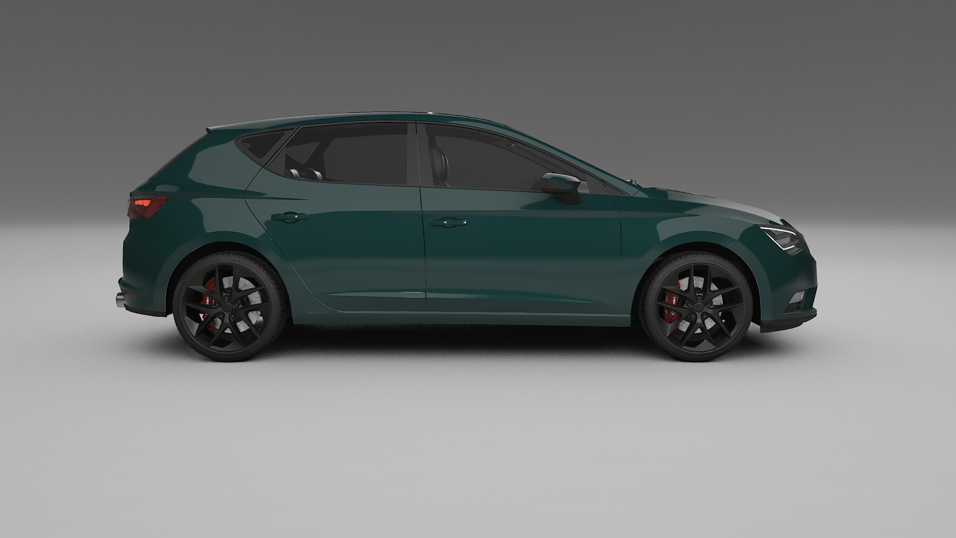 Seat Leon FR 5F TPU Lackskyddsfilm | INFERNO Färgskiftande PPF – Komplett Förskuret Kit