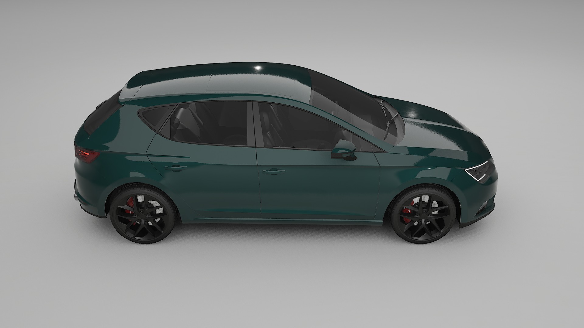 Seat Leon FR 5F TPU Lackskyddsfilm | INFERNO Färgskiftande PPF – Komplett Förskuret Kit