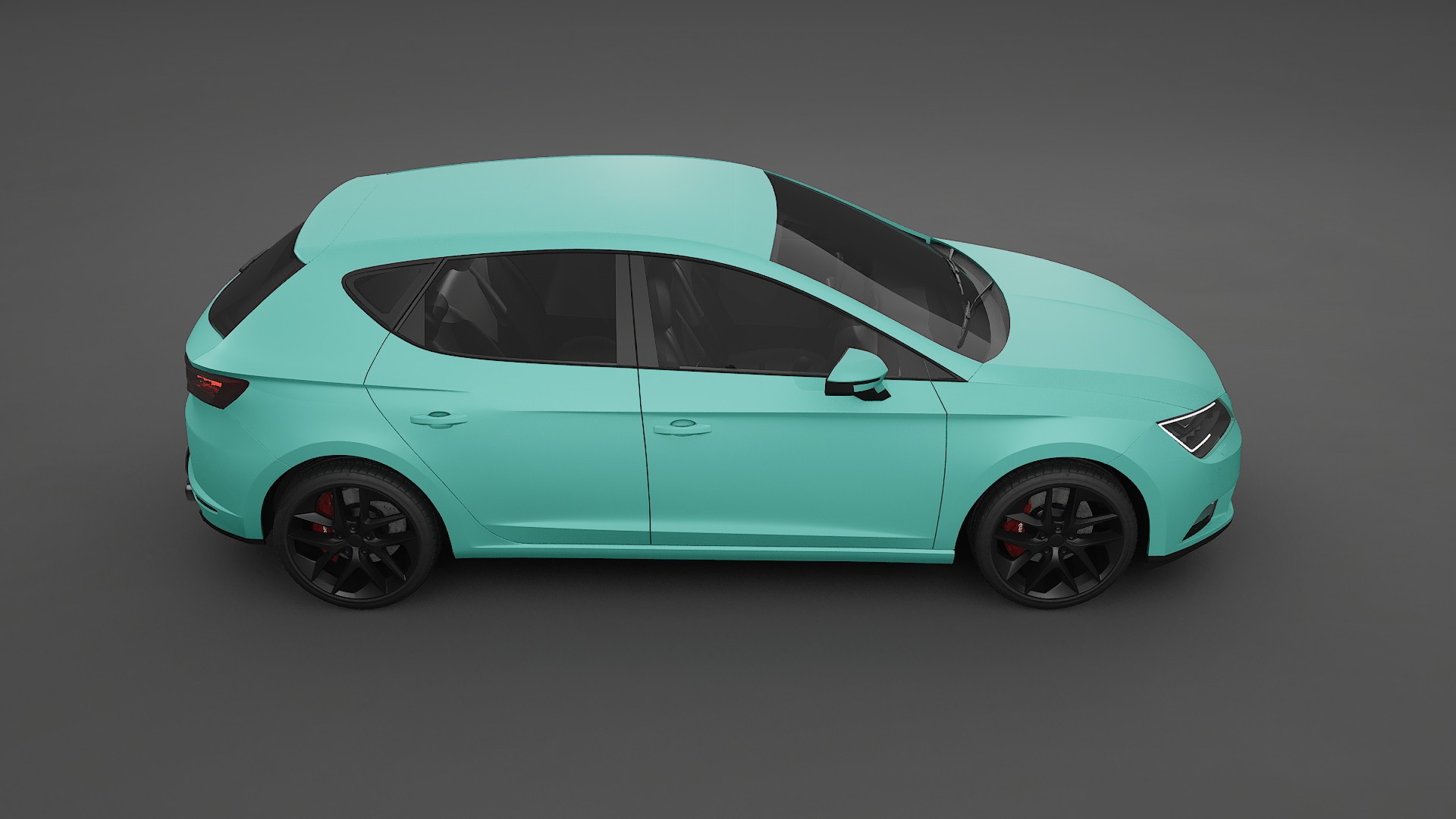 Seat Leon FR 5F TPU Lackskyddsfilm | FROST Färgskiftande PPF – Komplett Förskuret Kit