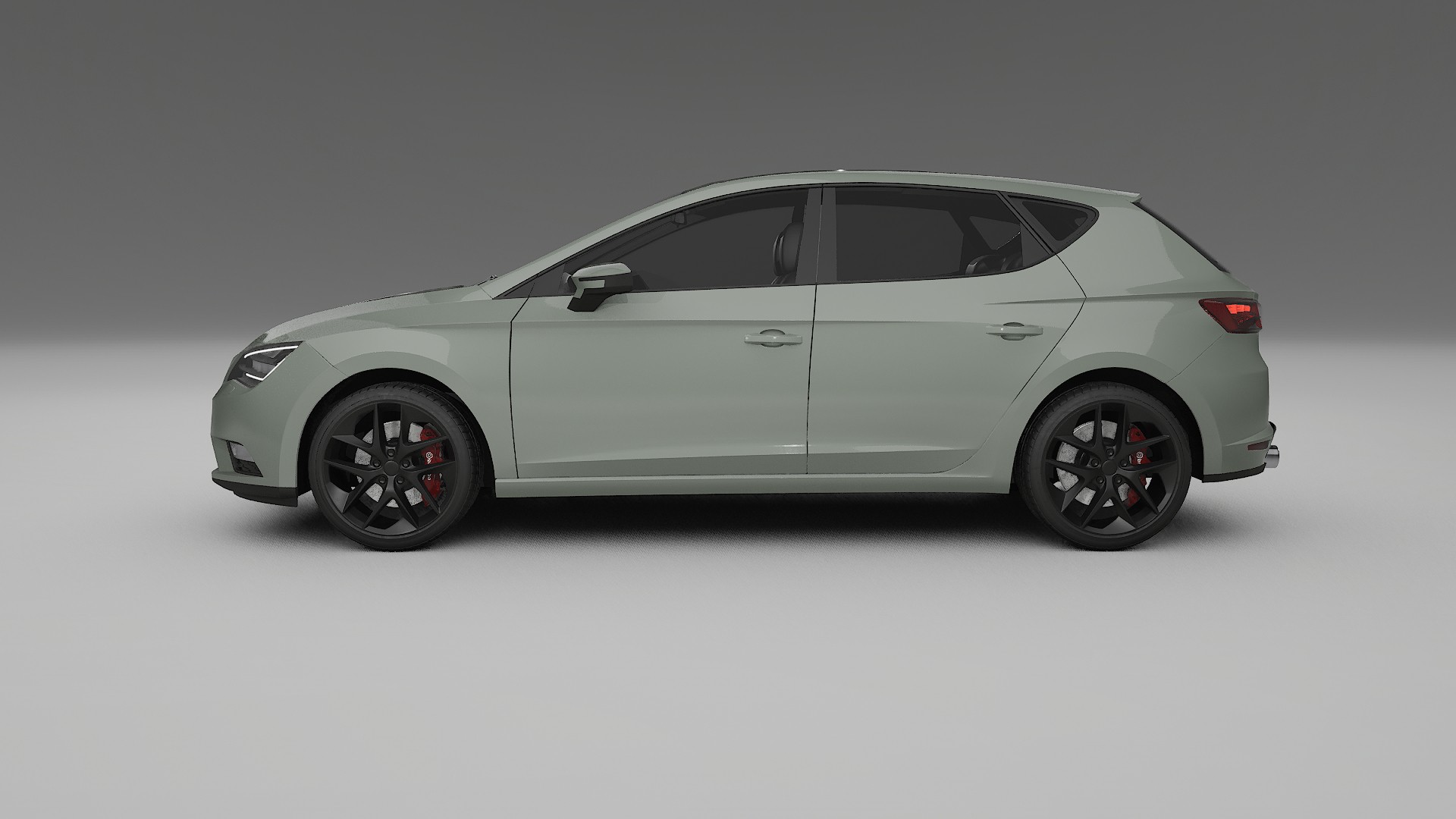 Seat Leon FR 5F TPU Lackskyddsfilm | SLATE Färgskiftande PPF – Komplett Förskuret Kit