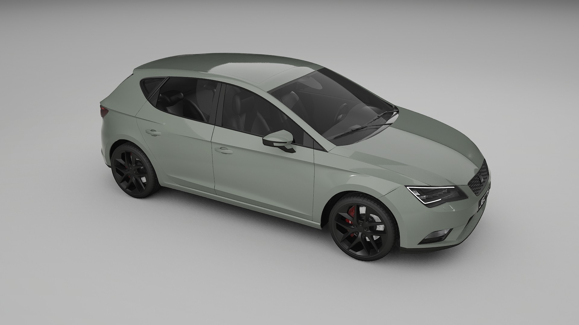 Seat Leon FR 5F TPU Lackskyddsfilm | SLATE Färgskiftande PPF – Komplett Förskuret Kit
