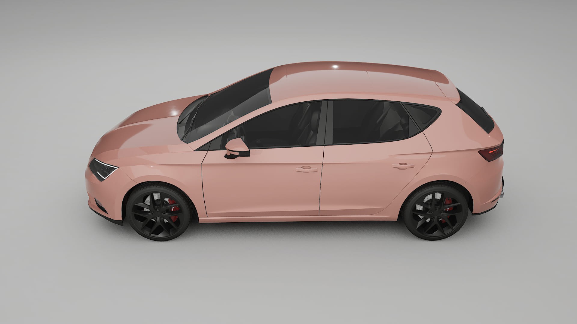 Seat Leon FR 5F TPU Lackskyddsfilm | BLUSH Färgskiftande PPF – Komplett Förskuret Kit